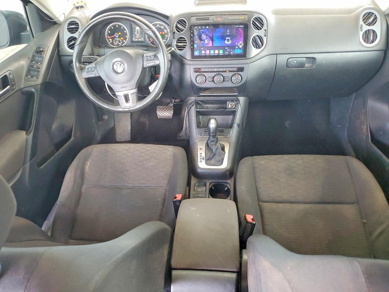 2015 Volkswagen Tiguan S Black vin: WVGAV7AX9FW615657