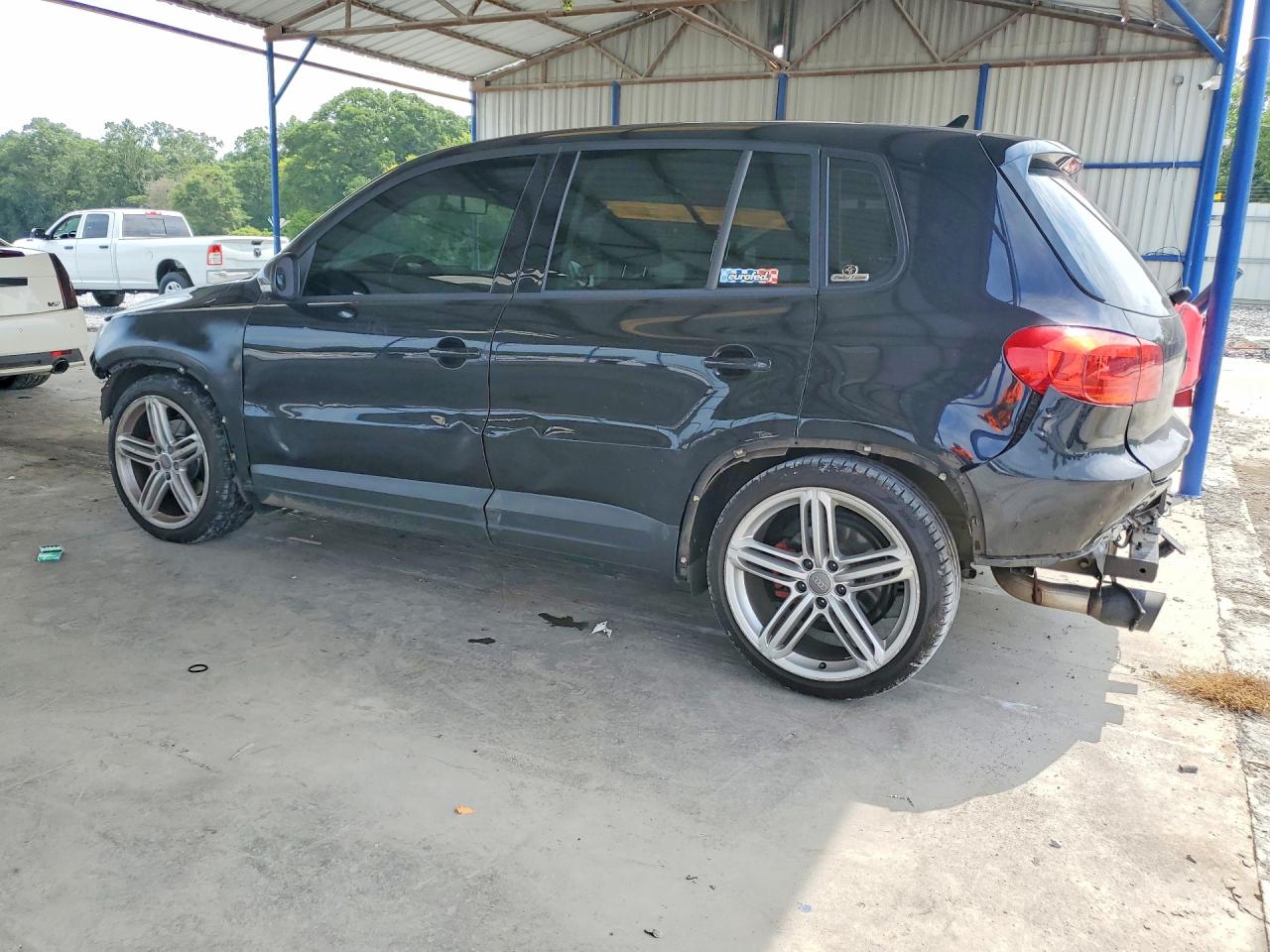 2015 Volkswagen Tiguan S Black vin: WVGAV7AX9FW615657