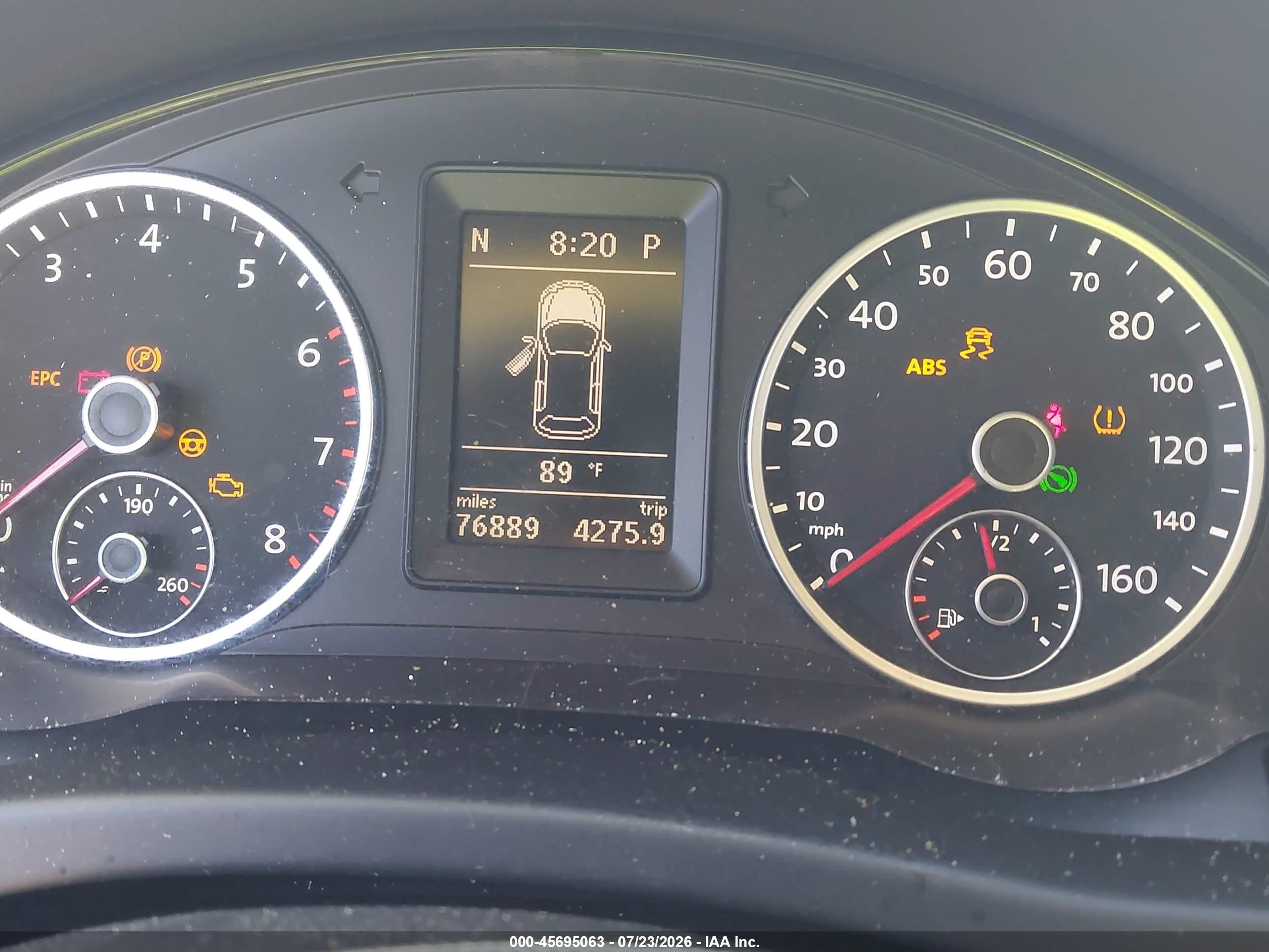 2012 Volkswagen Tiguan Se Yellow vin: WVGAV7AXXCW503672