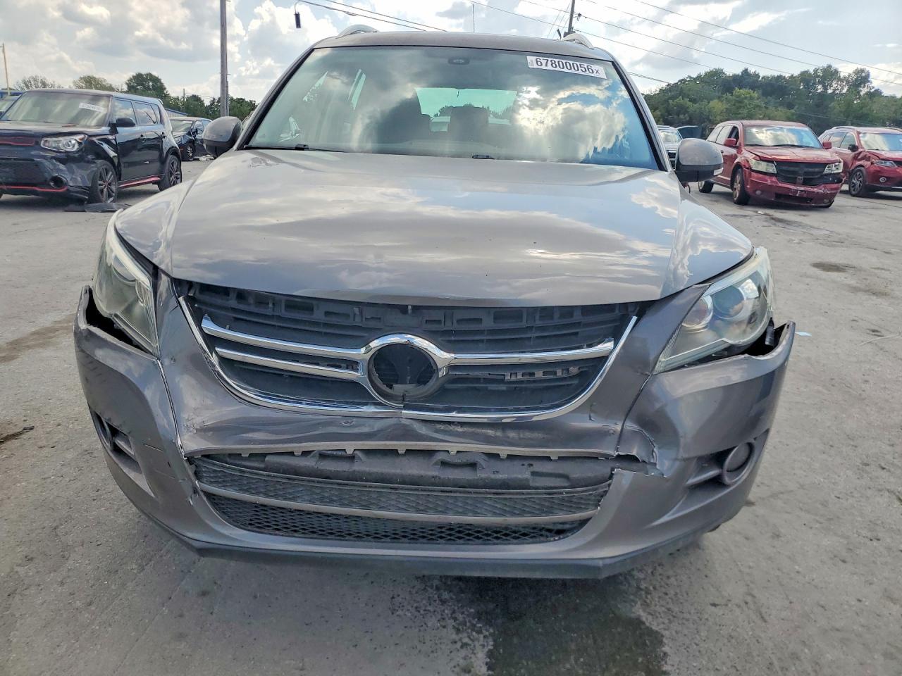 2009 Volkswagen Tiguan S Gray vin: WVGAV95N19W000951