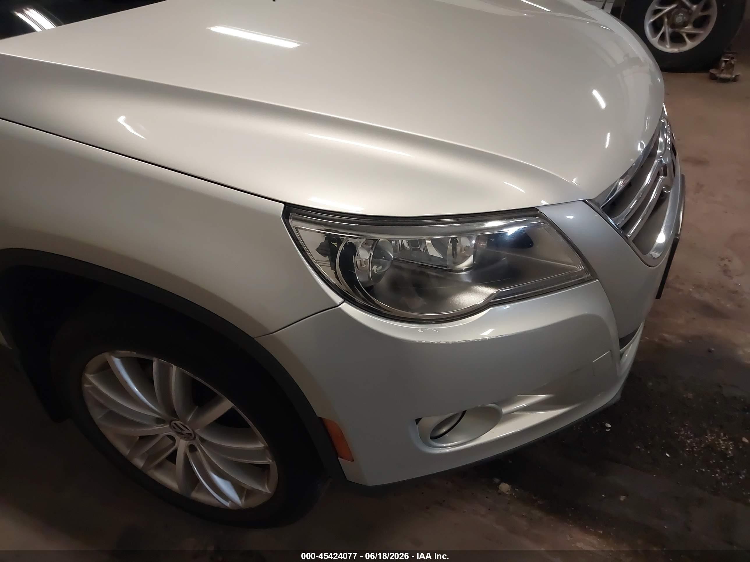 2009 Volkswagen Tiguan Sel Silver vin: WVGAV95N79W529188