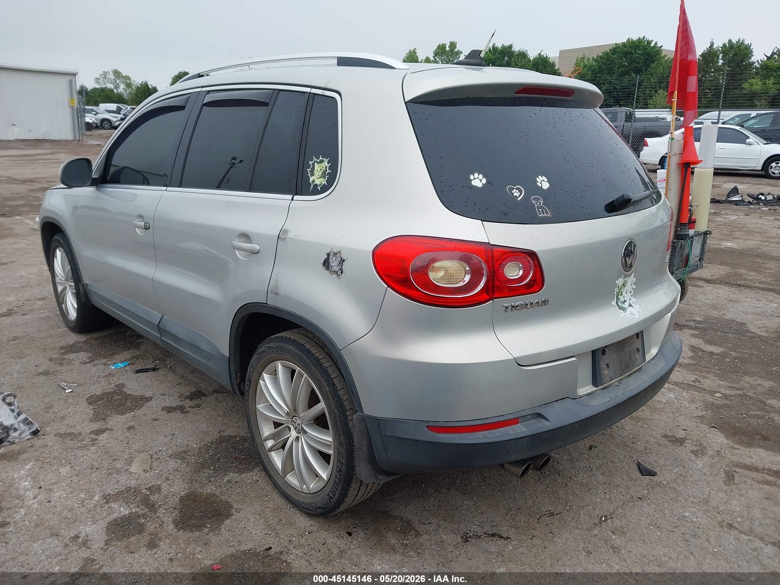 2009 Volkswagen Tiguan Sel Silver vin: WVGAV95NX9W530447