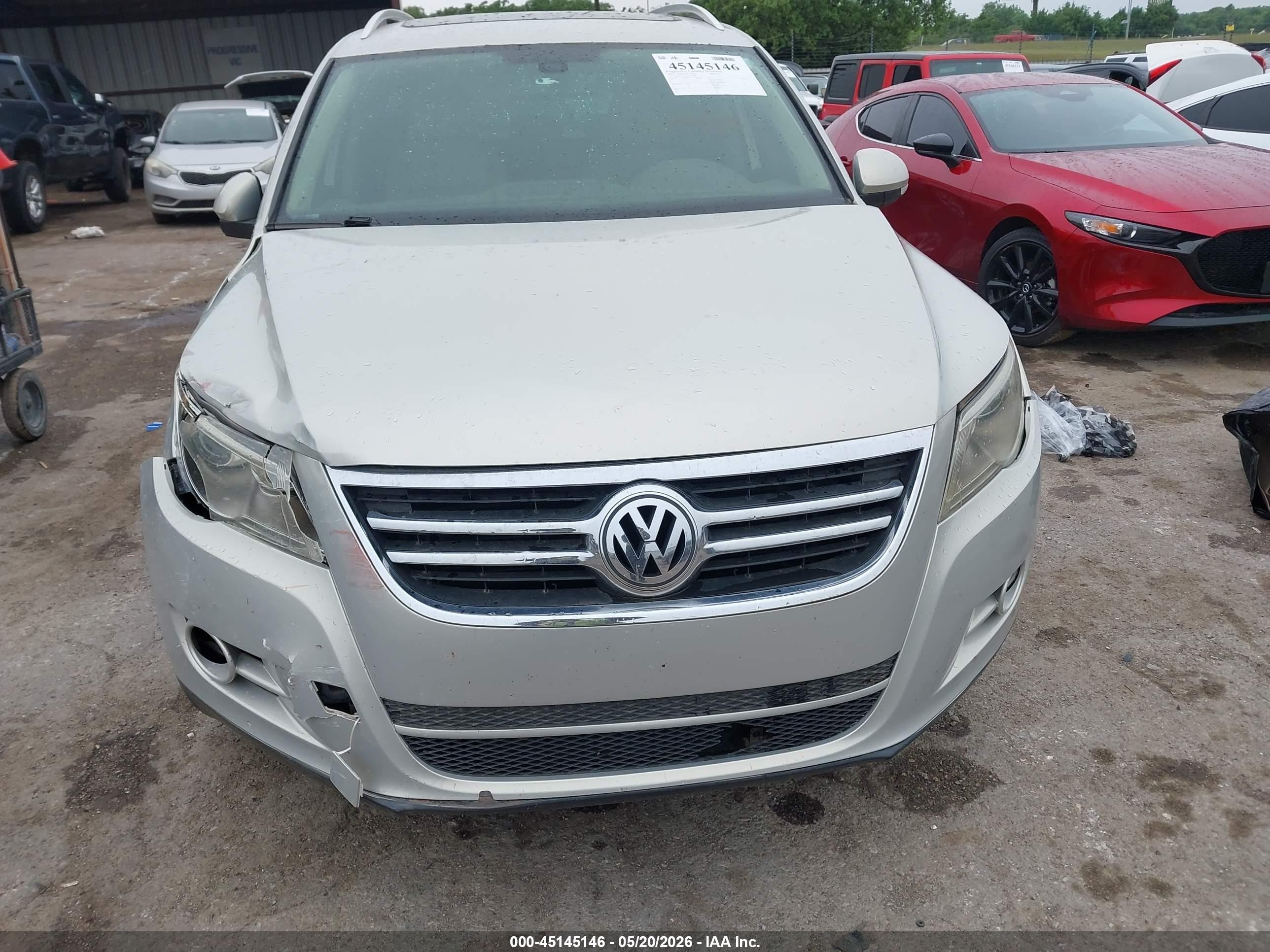 2009 Volkswagen Tiguan Sel Silver vin: WVGAV95NX9W530447