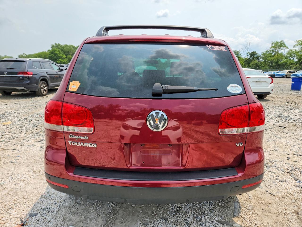 2004 Volkswagen Touareg 3.2 Red vin: WVGBC67L04D022738