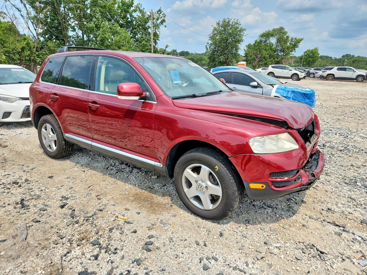 2004 Volkswagen Touareg 3.2 Red vin: WVGBC67L04D022738