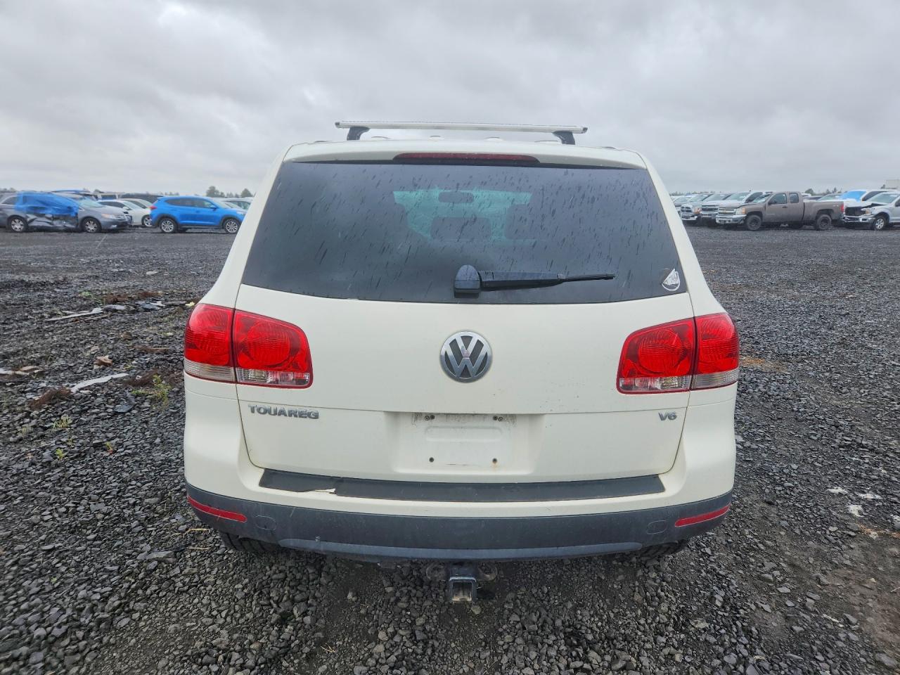 2004 Volkswagen Touareg 3.2 White vin: WVGBC67L24D016813