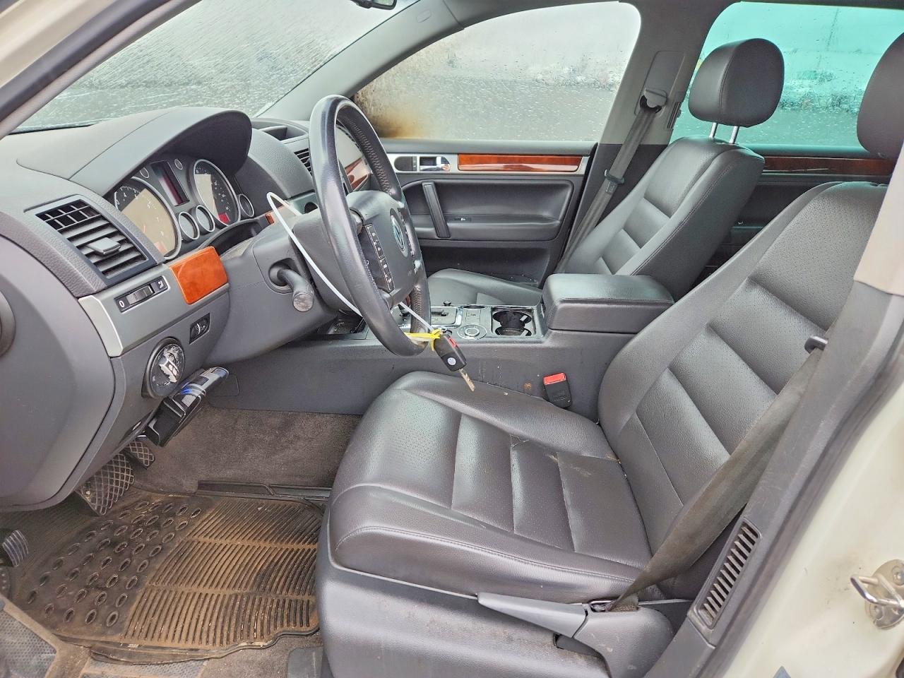 2004 Volkswagen Touareg 3.2 White vin: WVGBC67L24D016813