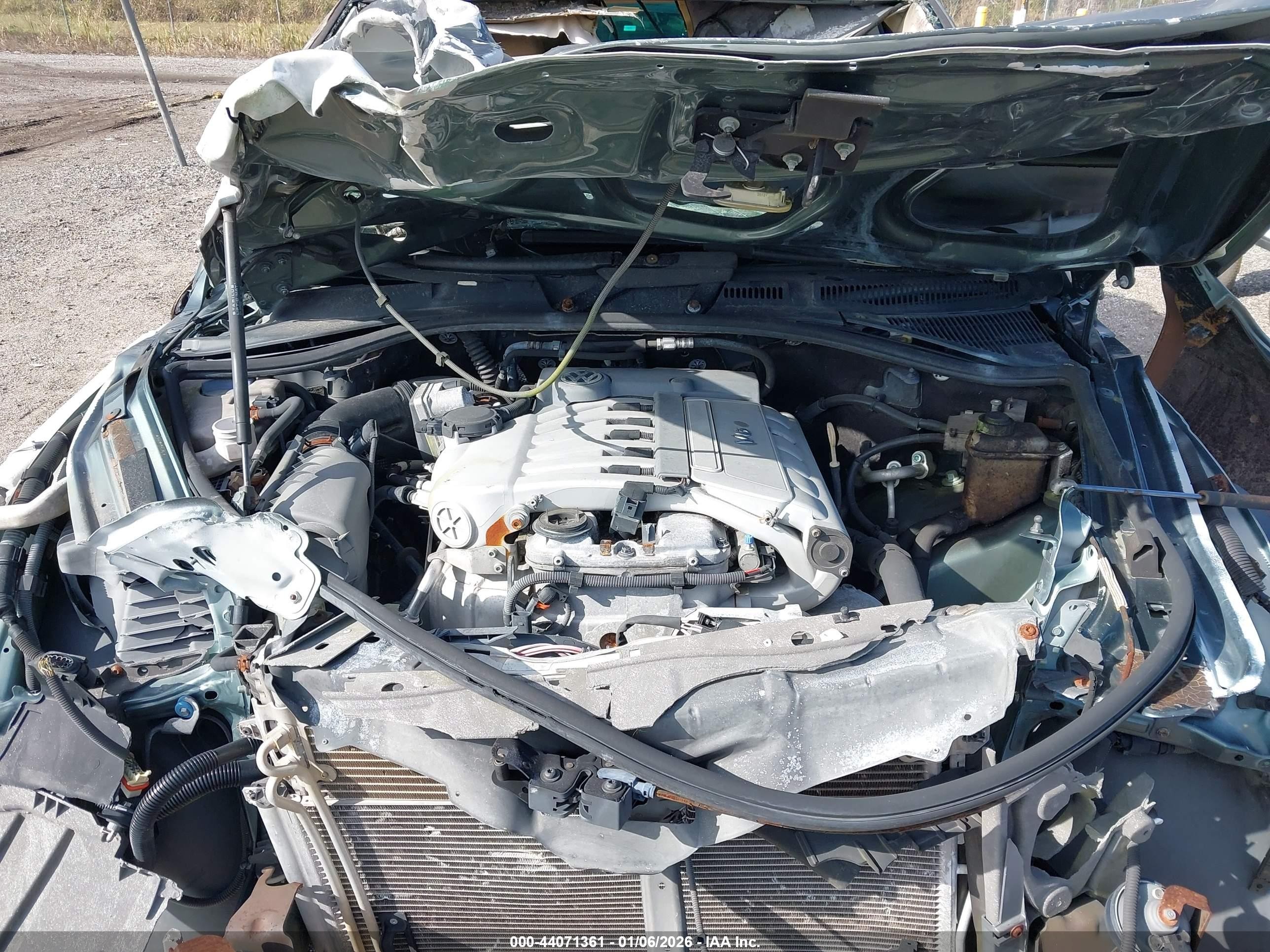 2004 Volkswagen Touareg V6 Green vin: WVGBC67LX4D012136