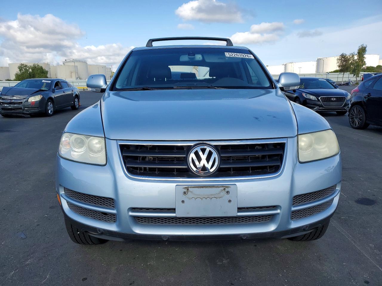 2004 Volkswagen Touareg 3.2 Silver vin: WVGBC77L04D082735