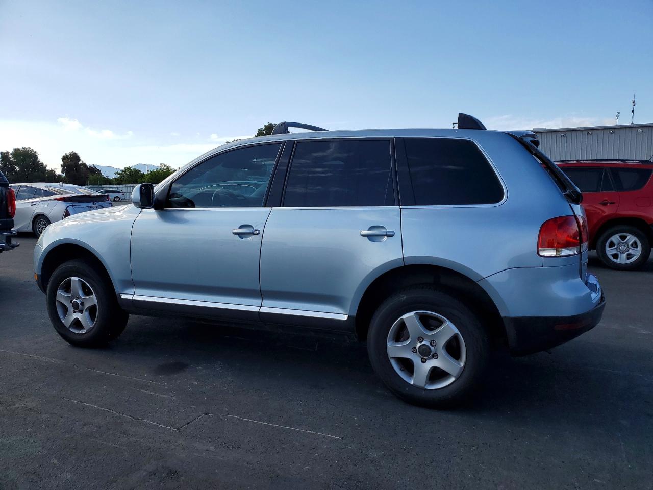 2004 Volkswagen Touareg 3.2 Silver vin: WVGBC77L04D082735