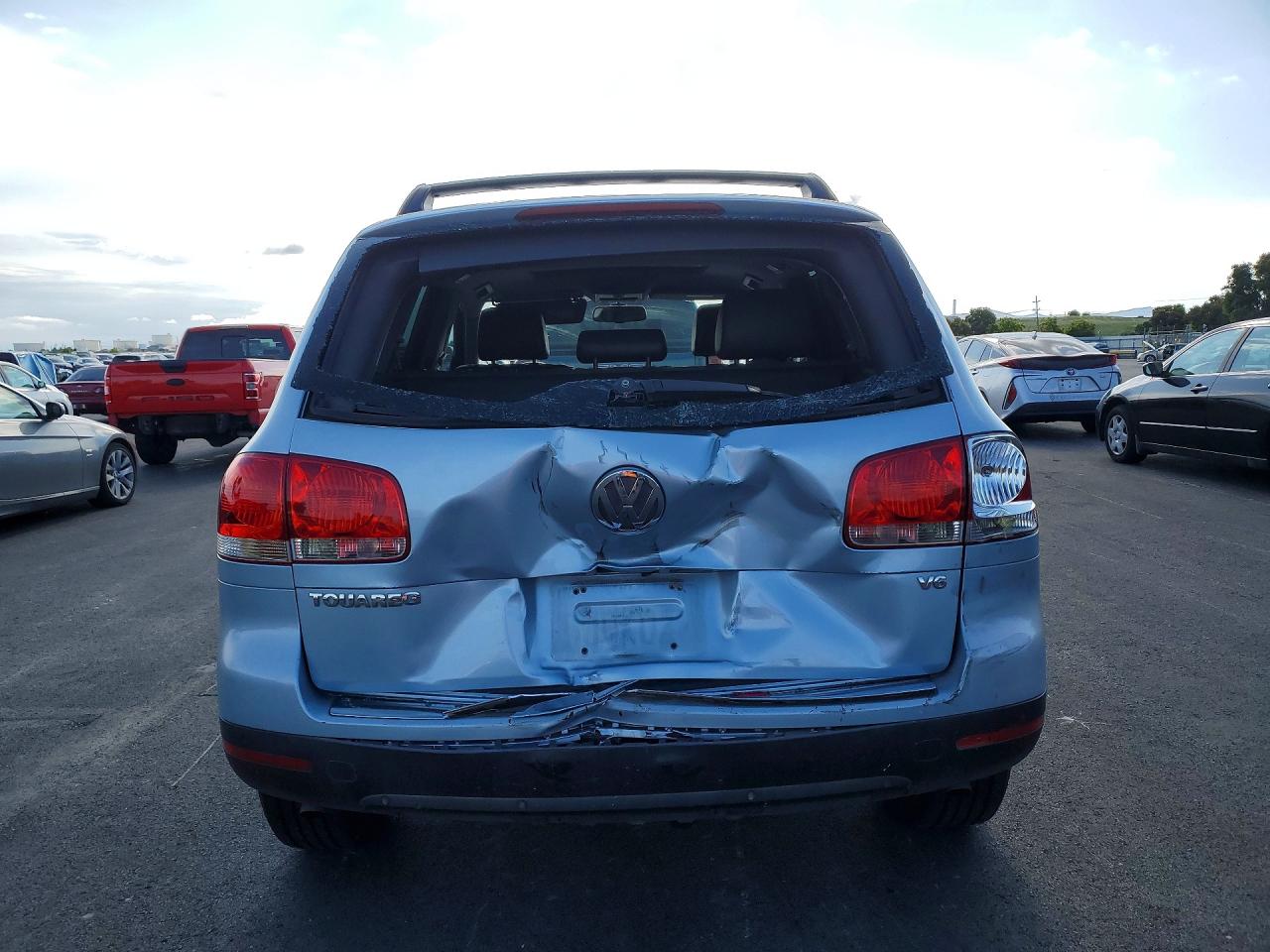 2004 Volkswagen Touareg 3.2 Silver vin: WVGBC77L04D082735
