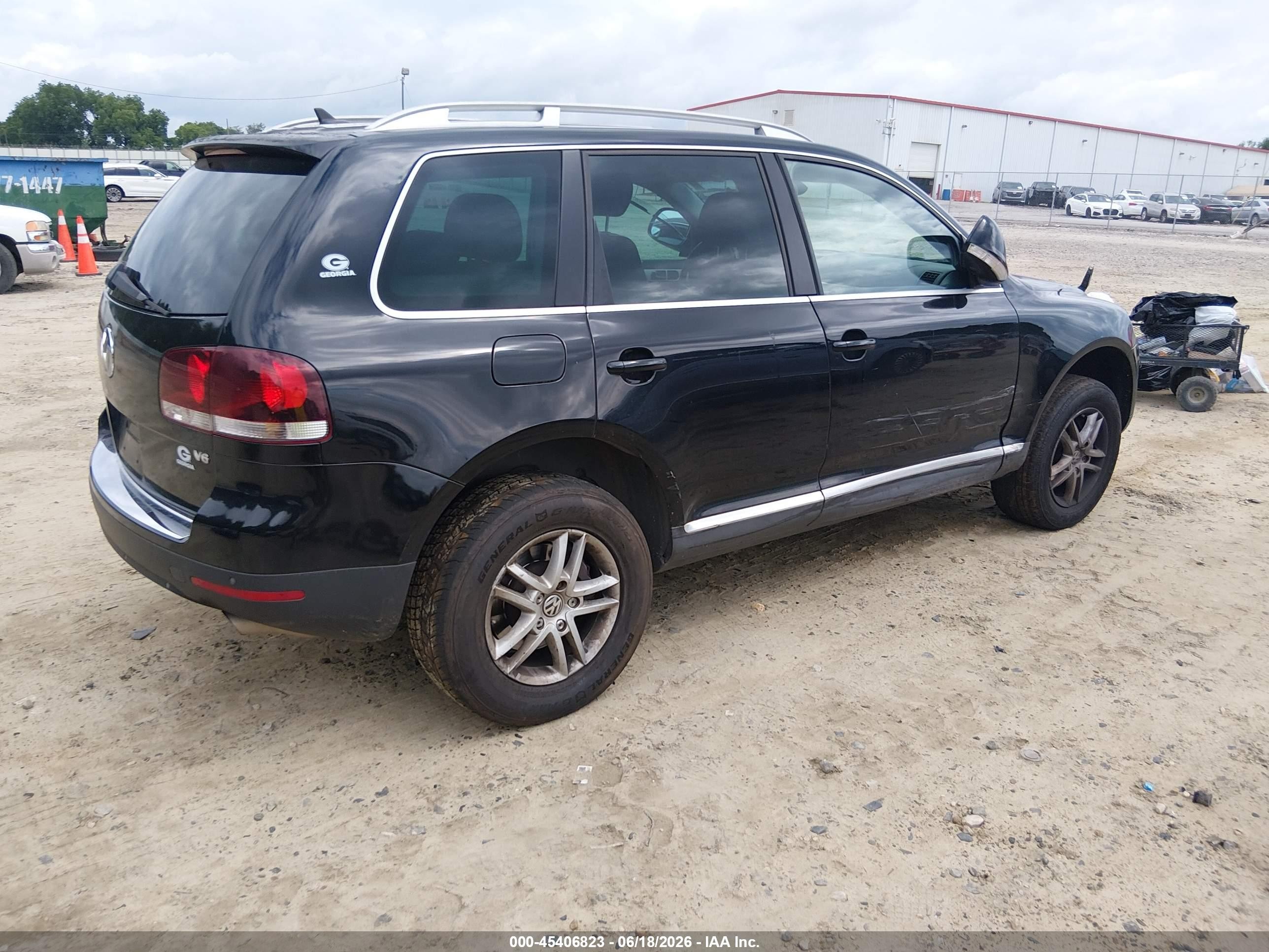 2009 Volkswagen Touareg 2 Vr6 Fsi Black vin: WVGBE77L09D001850