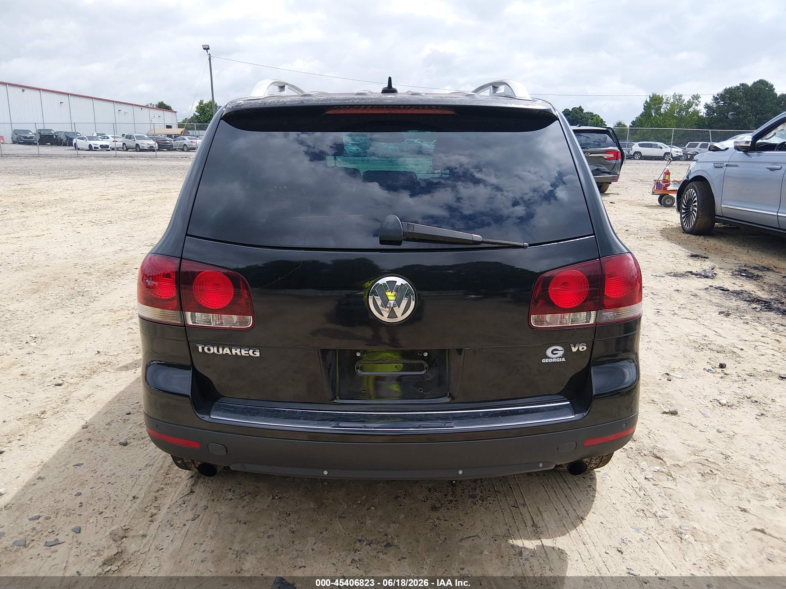 2009 Volkswagen Touareg 2 Vr6 Fsi Black vin: WVGBE77L09D001850