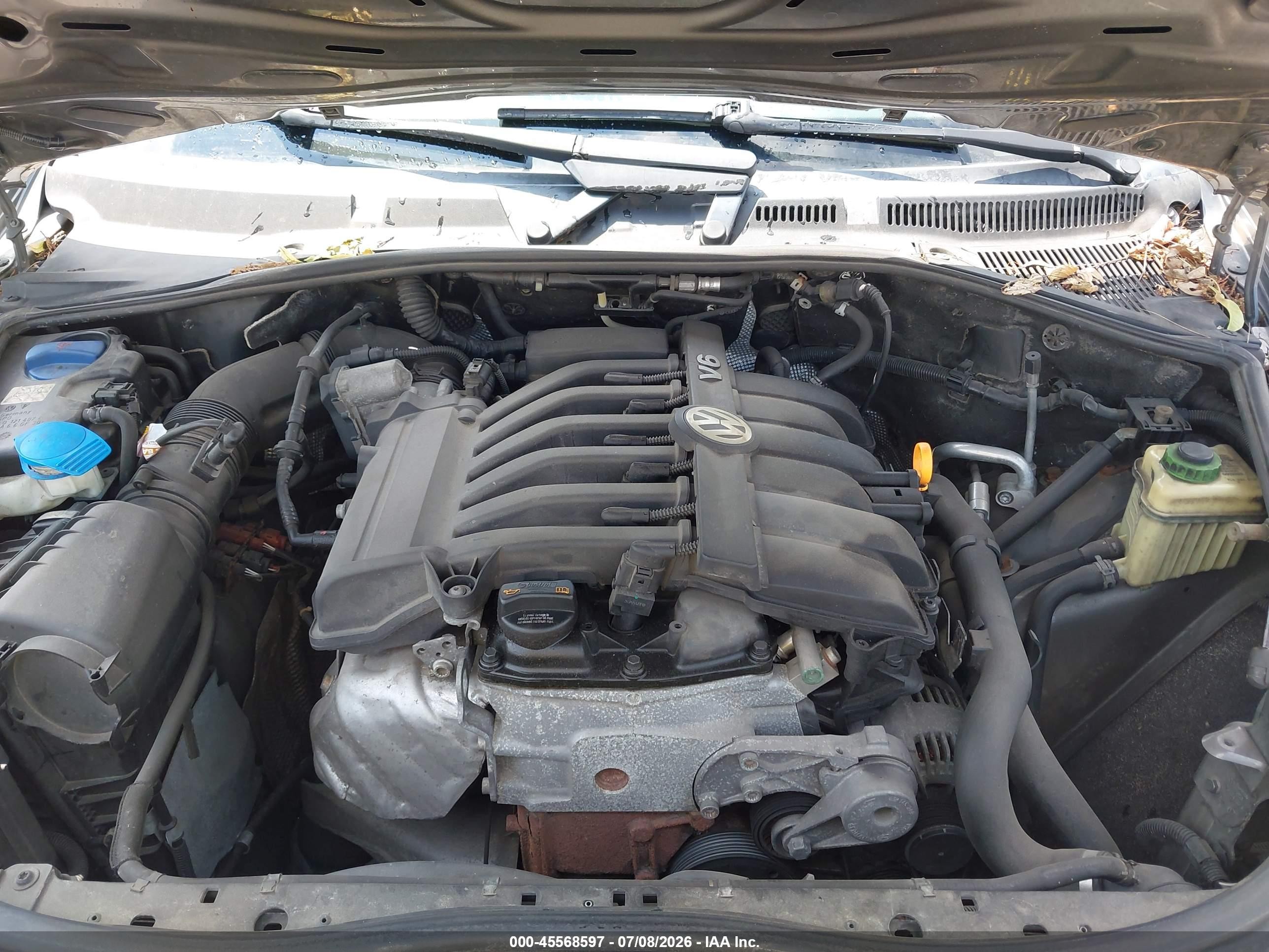 2008 Volkswagen Touareg 2 Vr6 Fsi Gray vin: WVGBE77L78D062014