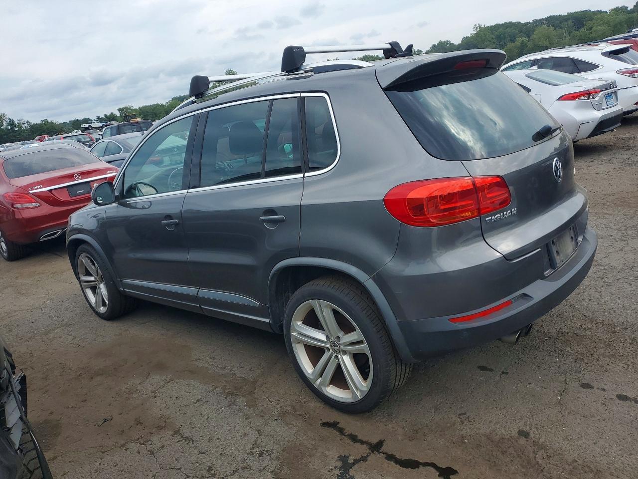 2014 Volkswagen Tiguan S Gray vin: WVGBV3AX0EW015038