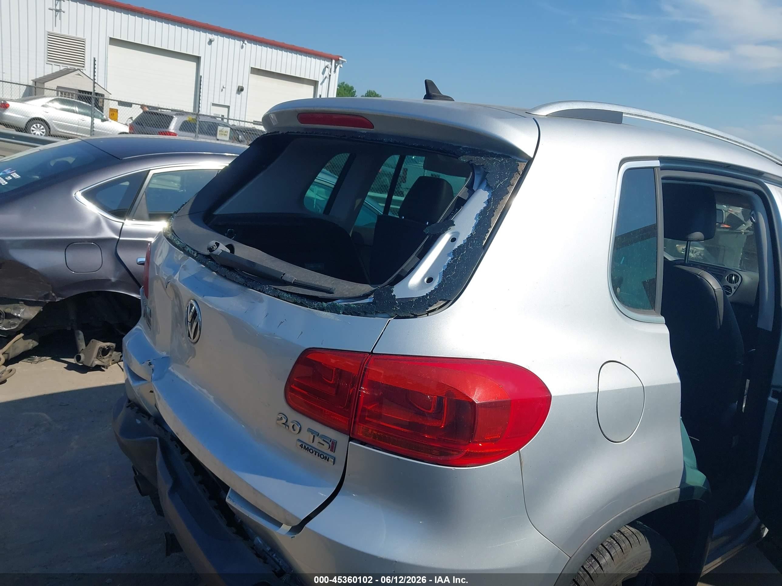 2014 Volkswagen Tiguan Sel Silver vin: WVGBV3AX0EW540858