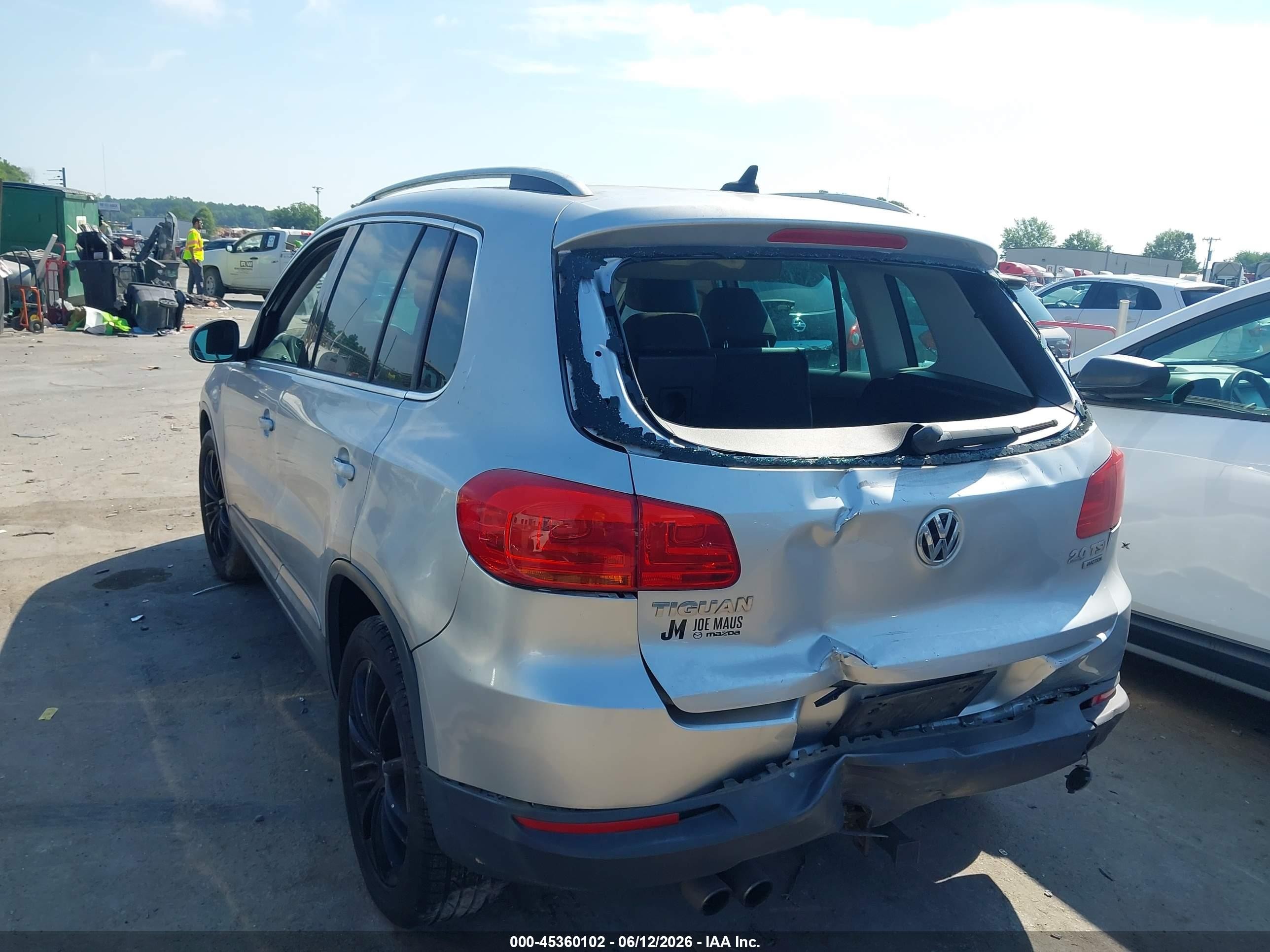 2014 Volkswagen Tiguan Sel Silver vin: WVGBV3AX0EW540858