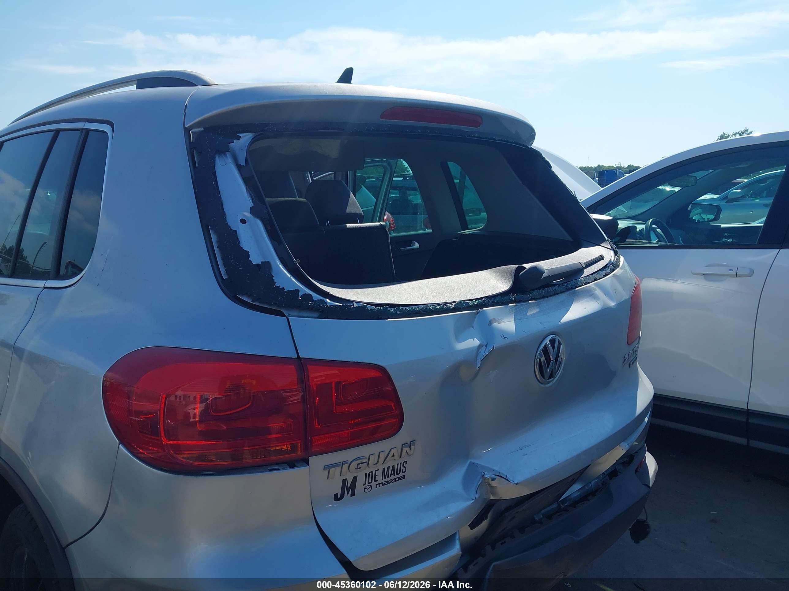 2014 Volkswagen Tiguan Sel Silver vin: WVGBV3AX0EW540858
