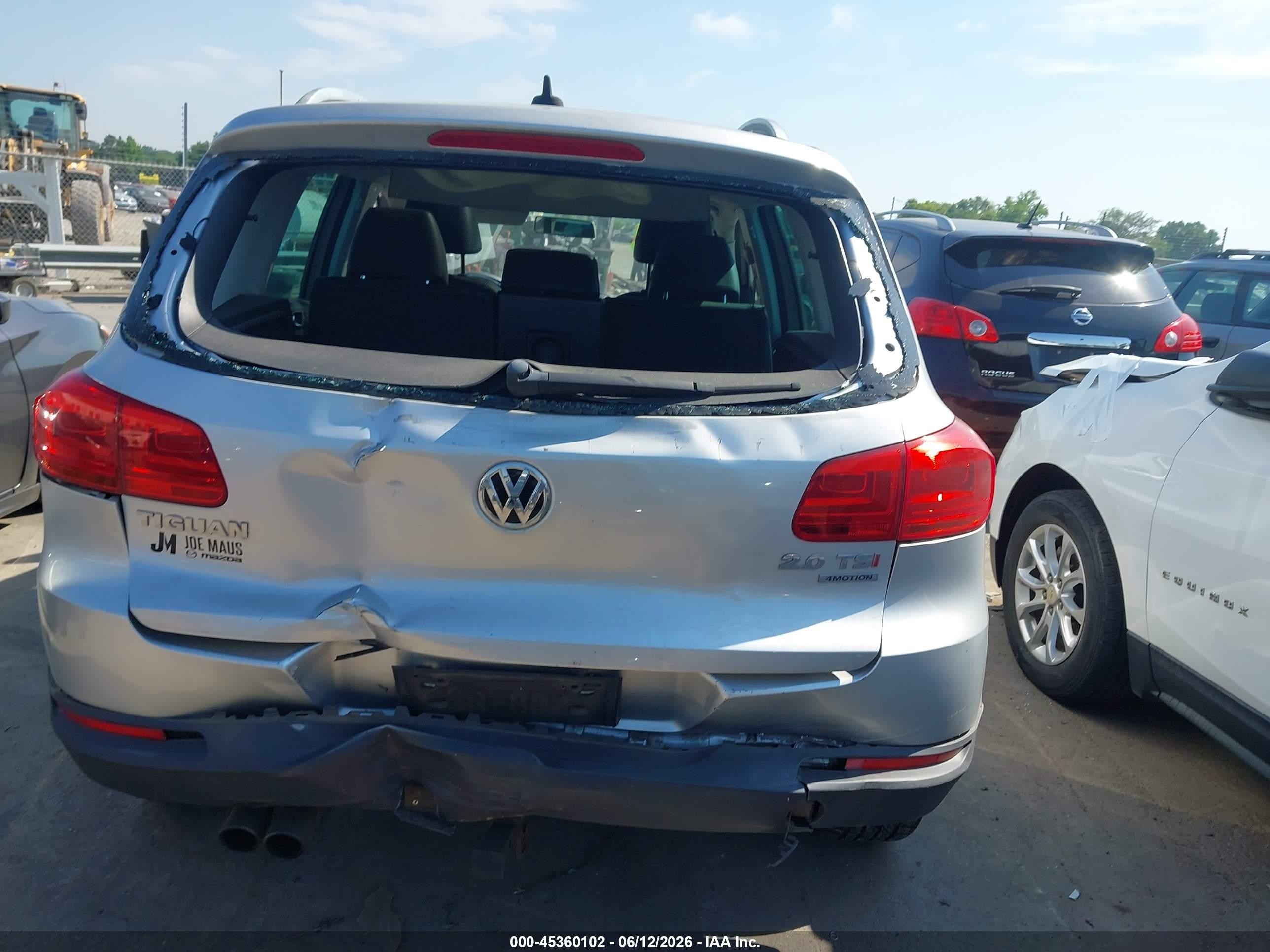 2014 Volkswagen Tiguan Sel Silver vin: WVGBV3AX0EW540858