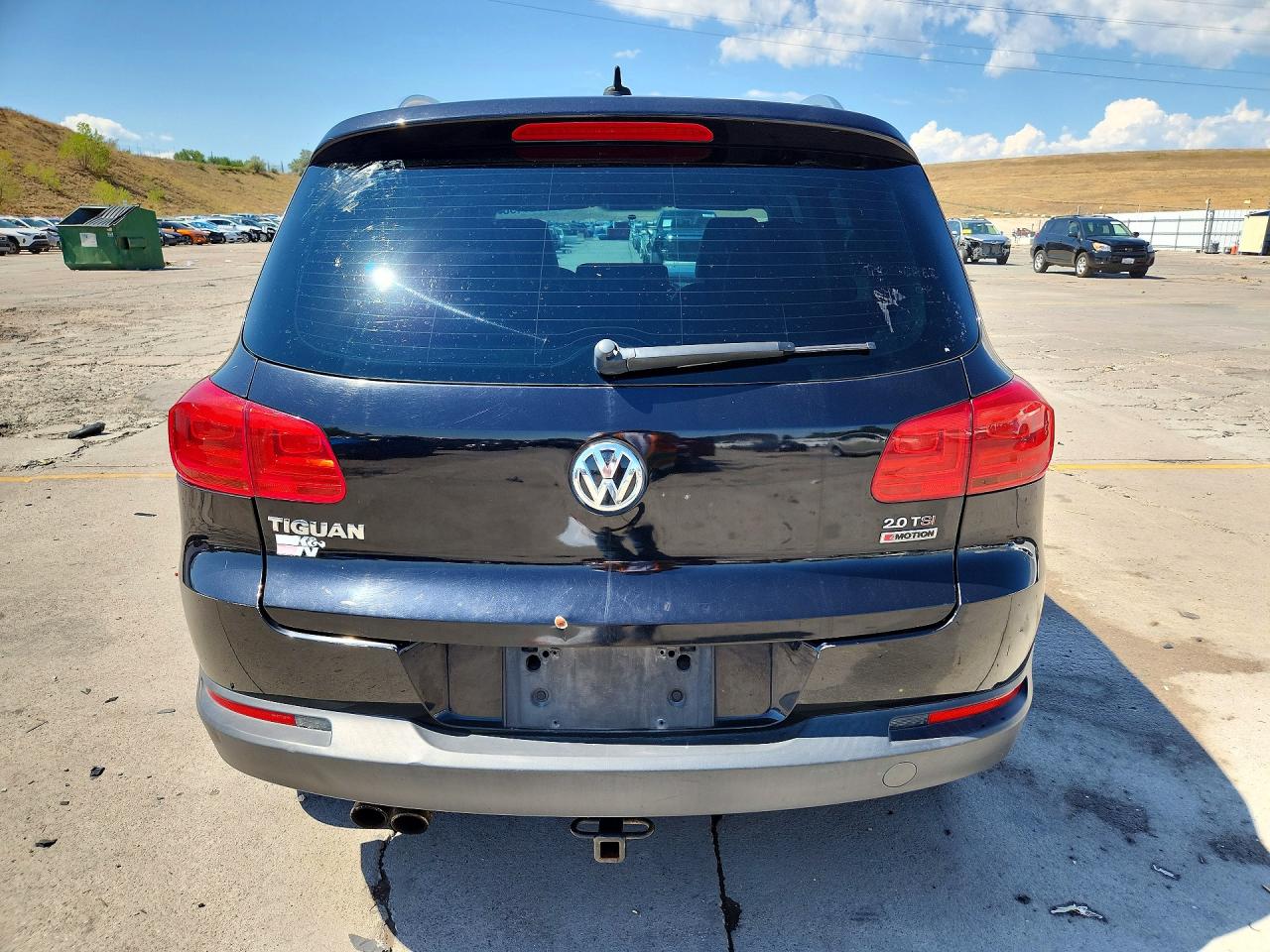 2014 Volkswagen Tiguan S Black vin: WVGBV3AX0EW562780