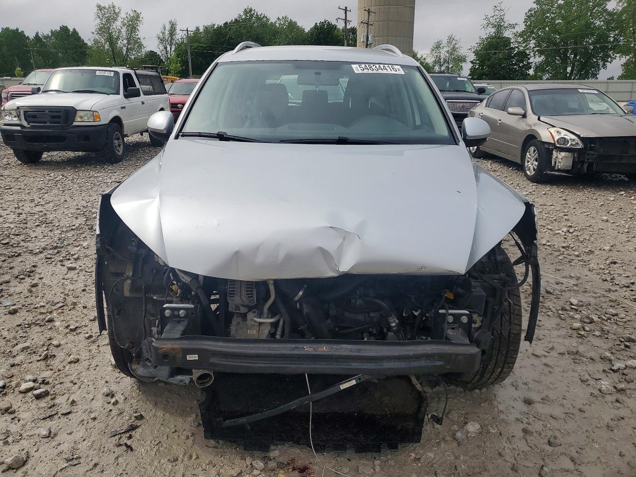 2014 Volkswagen Tiguan S Silver vin: WVGBV3AX0EW580132