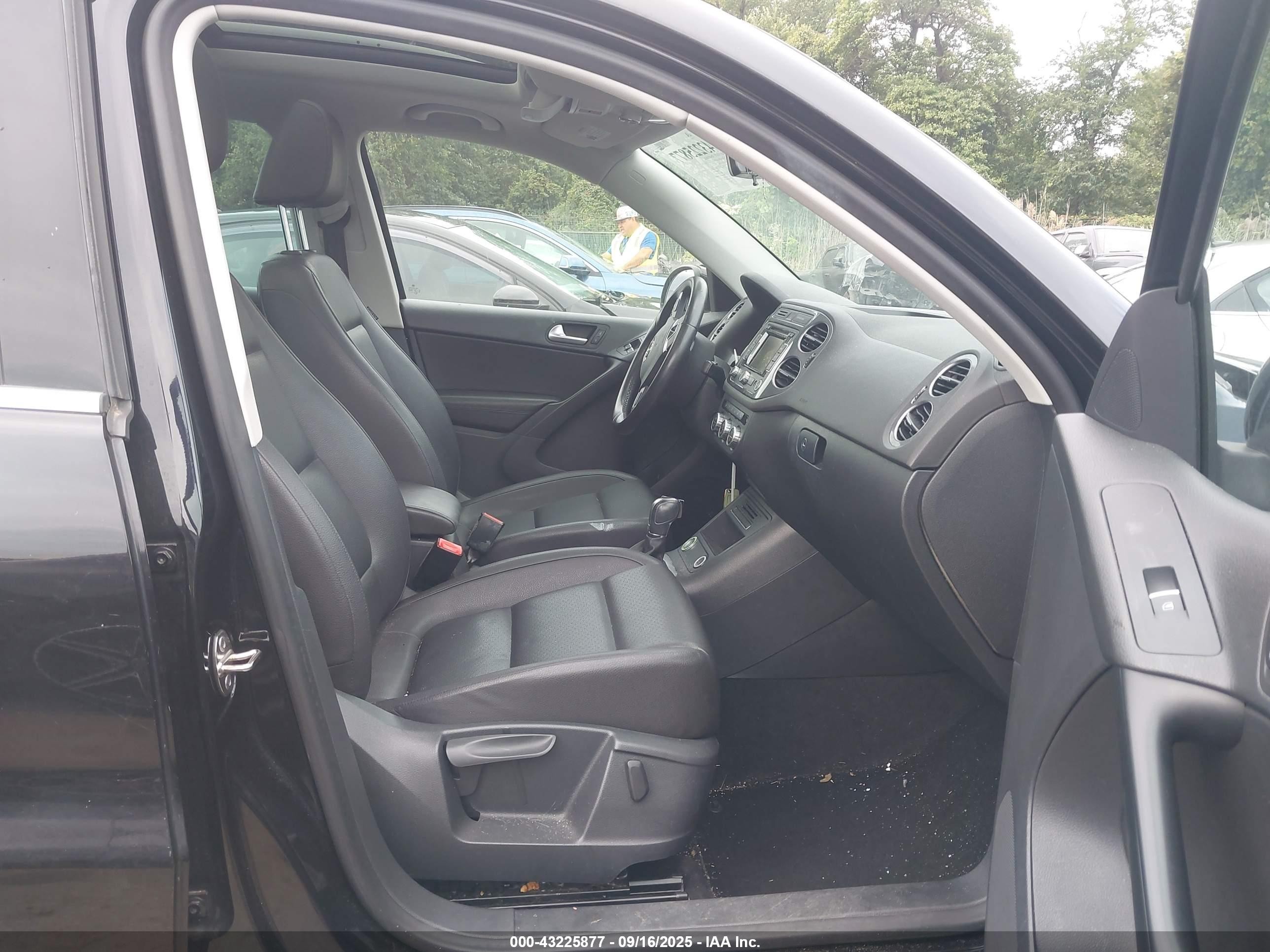 2014 Volkswagen Tiguan Sel Black vin: WVGBV3AX0EW601416