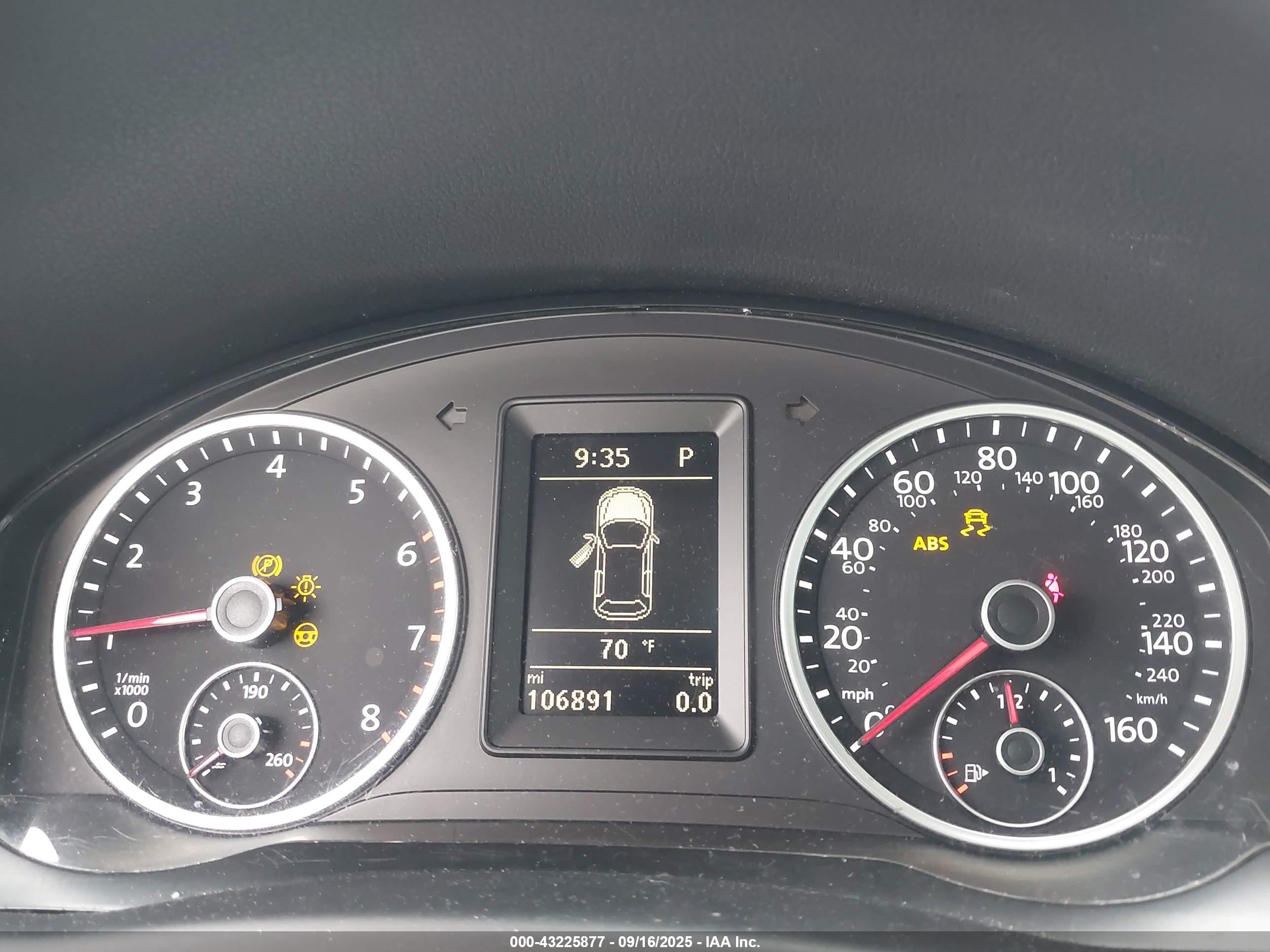 2014 Volkswagen Tiguan Sel Black vin: WVGBV3AX0EW601416