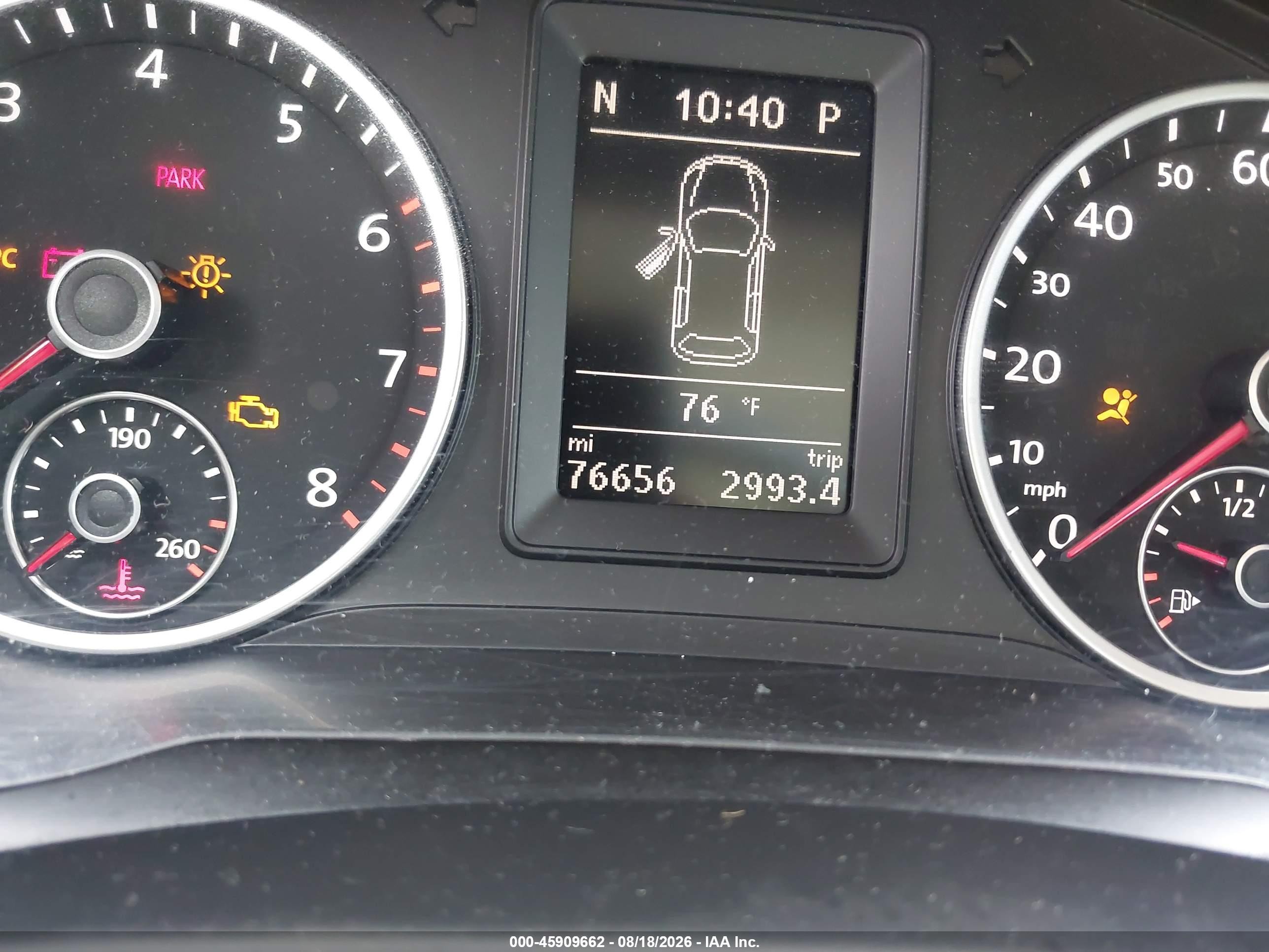 2013 Volkswagen Tiguan Se White vin: WVGBV3AX1DW056311