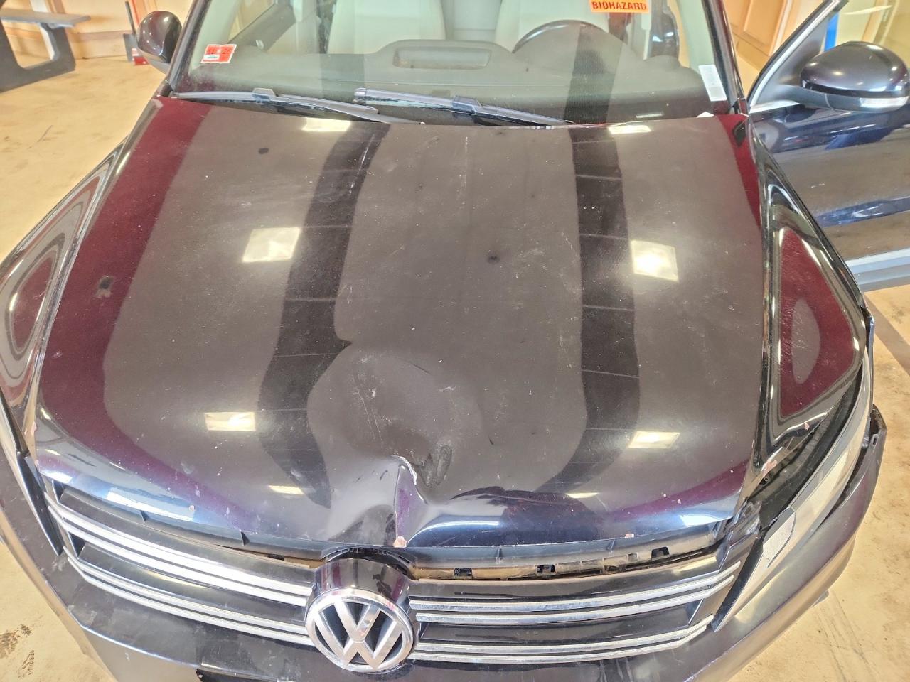 2013 Volkswagen Tiguan S Black vin: WVGBV3AX1DW562415