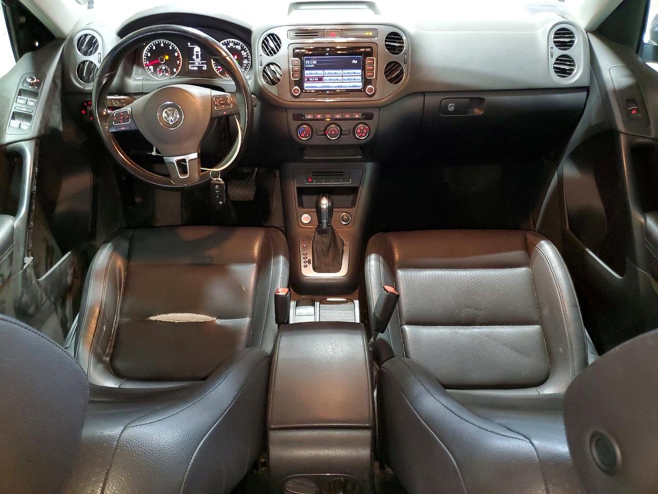 2014 Volkswagen Tiguan S Gray vin: WVGBV3AX1EW536530