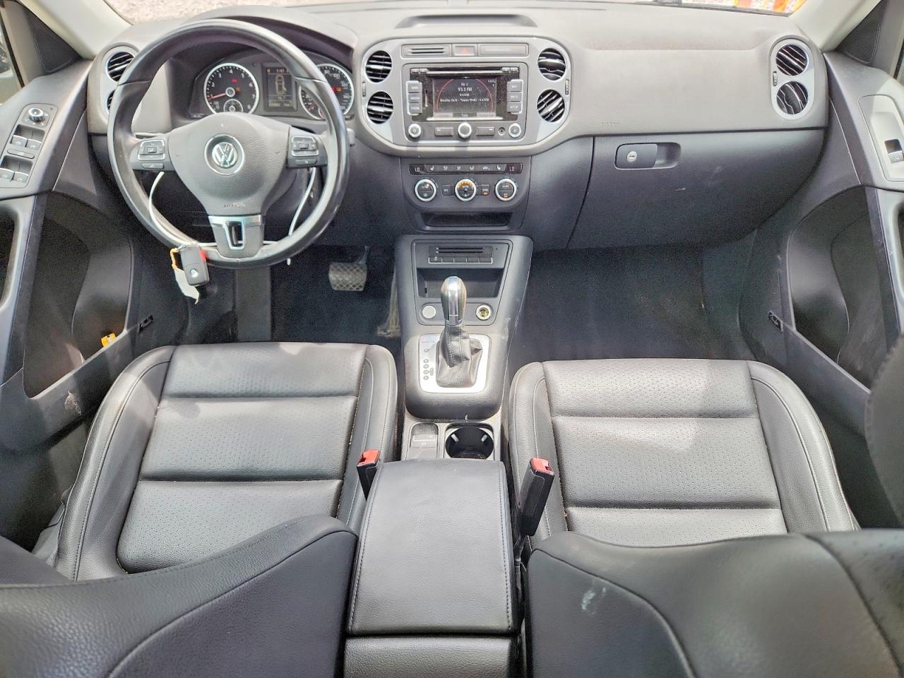 2014 Volkswagen Tiguan S Black vin: WVGBV3AX1EW541890