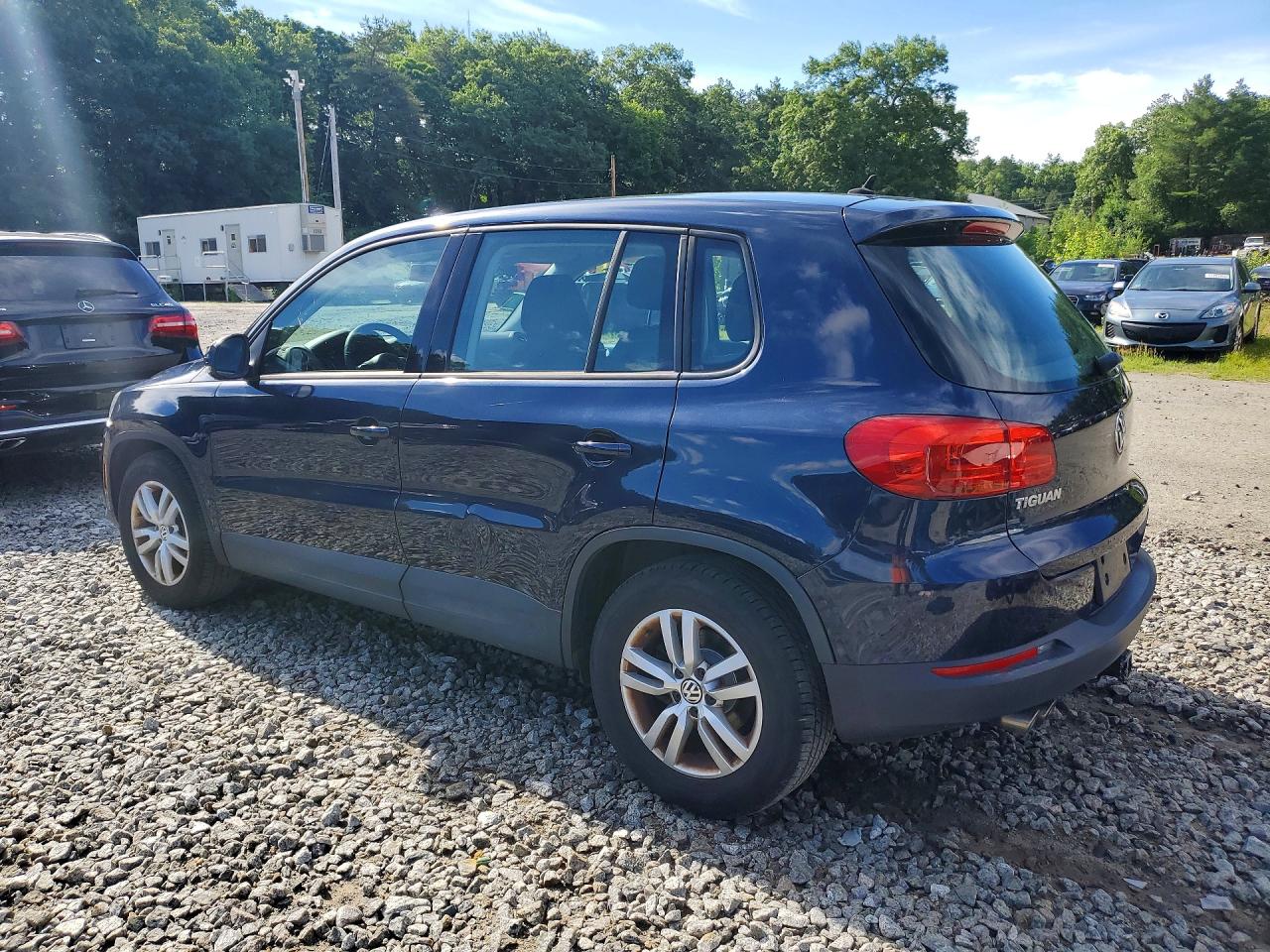 2013 Volkswagen Tiguan Blue vin: WVGBV3AX2DW072226