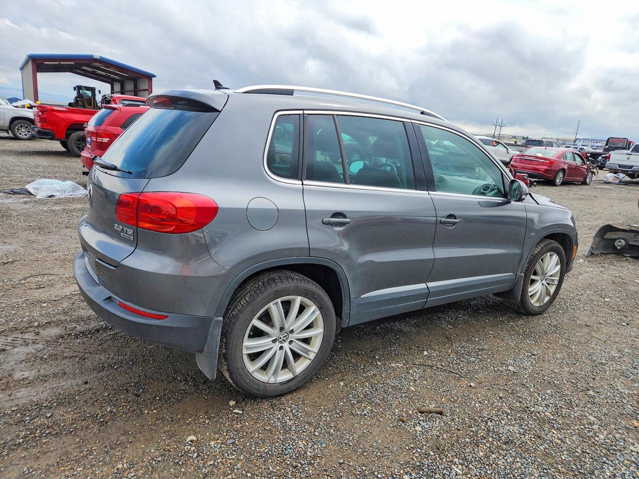 2013 Volkswagen Tiguan S Charcoal vin: WVGBV3AX2DW618846