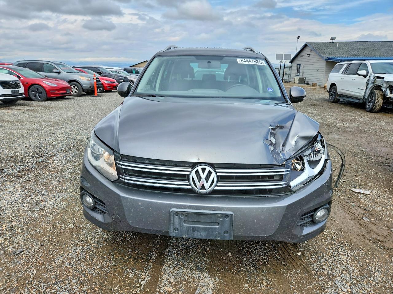 2013 Volkswagen Tiguan S Charcoal vin: WVGBV3AX2DW618846