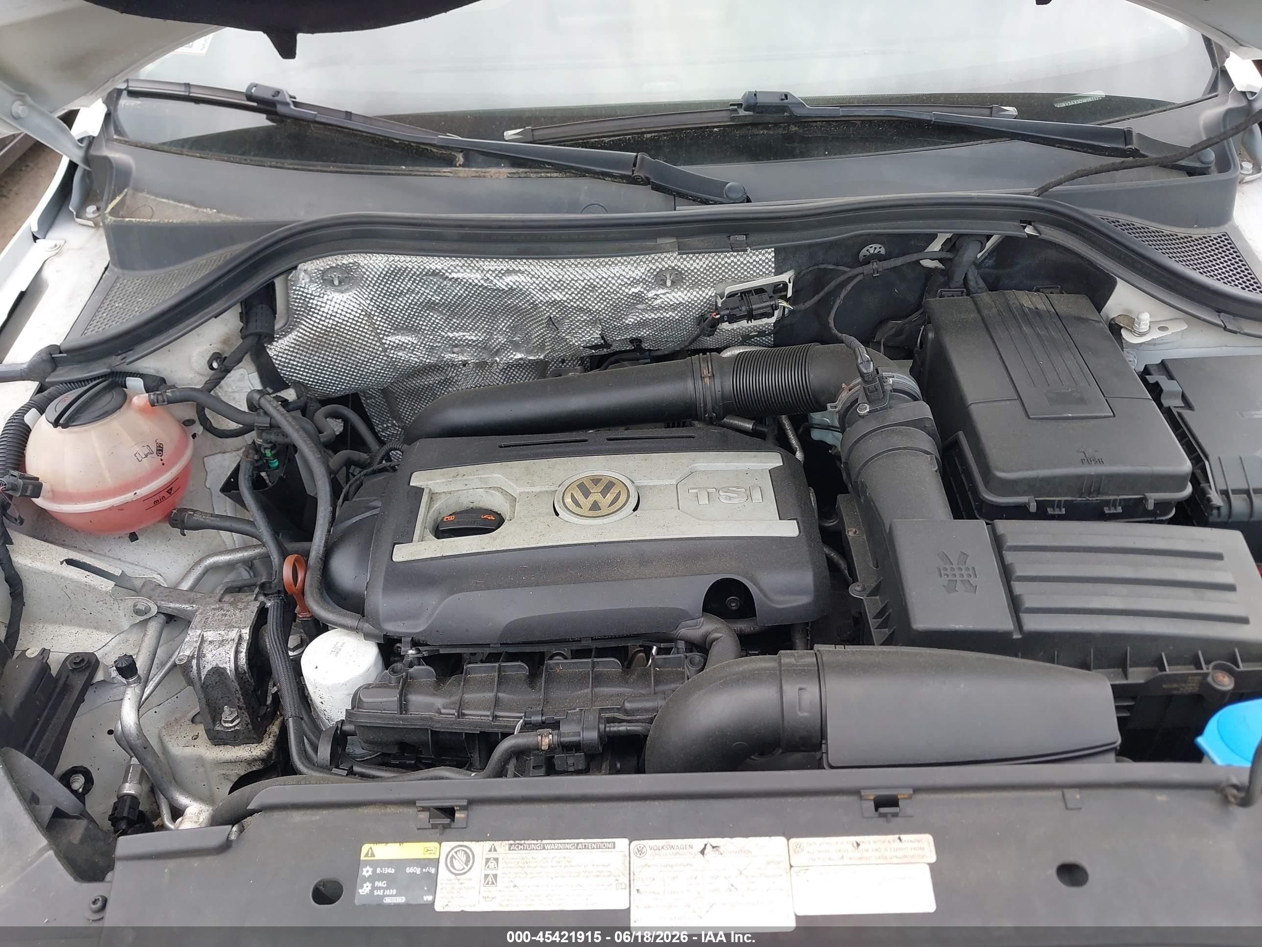 2013 Volkswagen Tiguan Se Белый vin: WVGBV3AX3DW057170