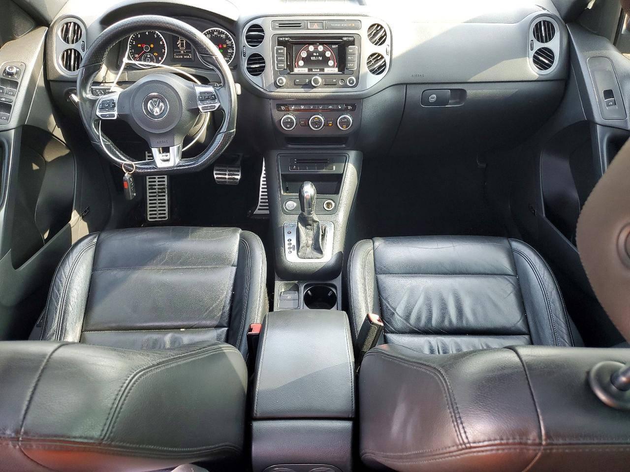 2014 Volkswagen Tiguan S Blue vin: WVGBV3AX3EW044064