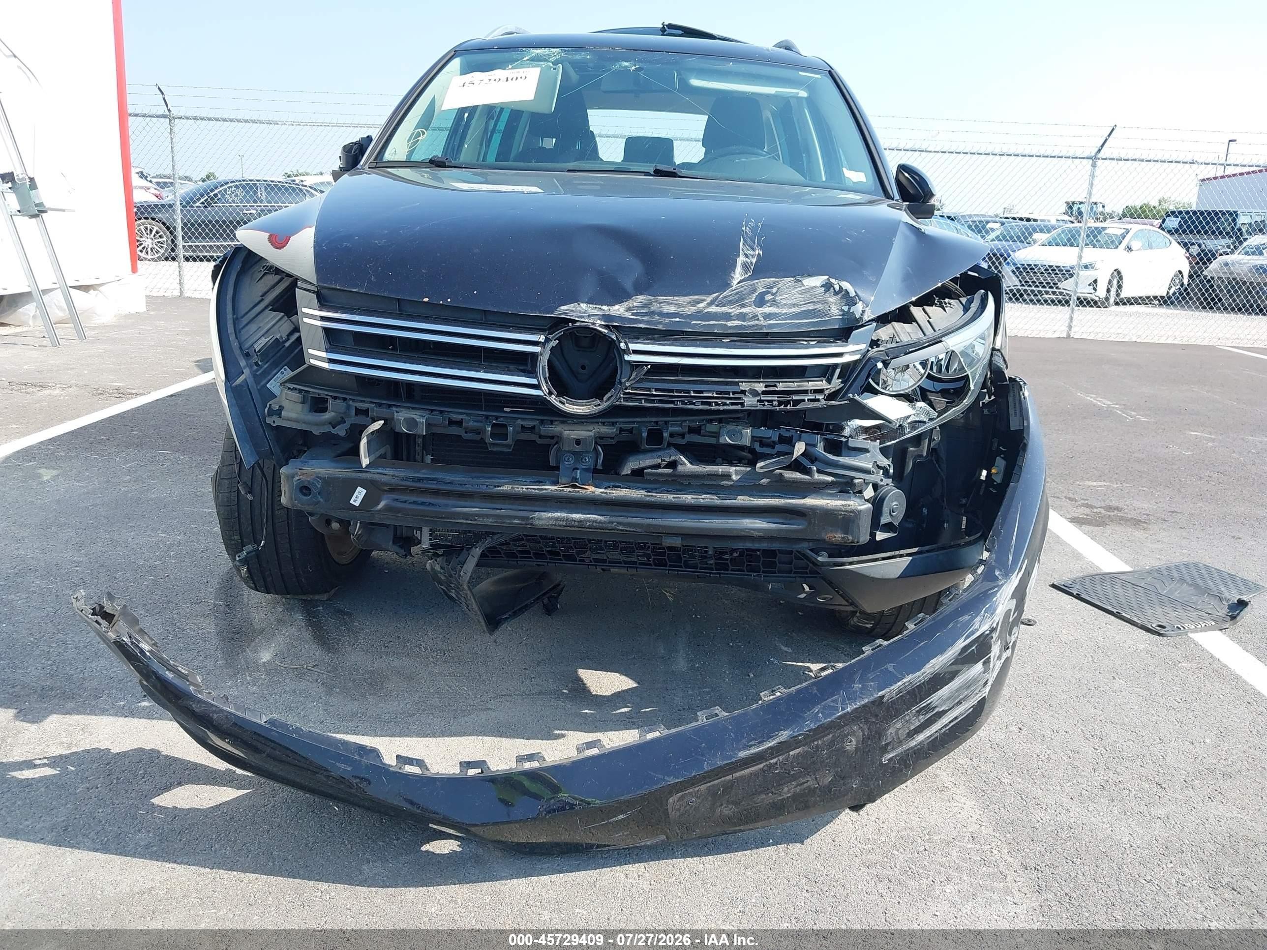 2014 Volkswagen Tiguan Sel Black vin: WVGBV3AX3EW542488