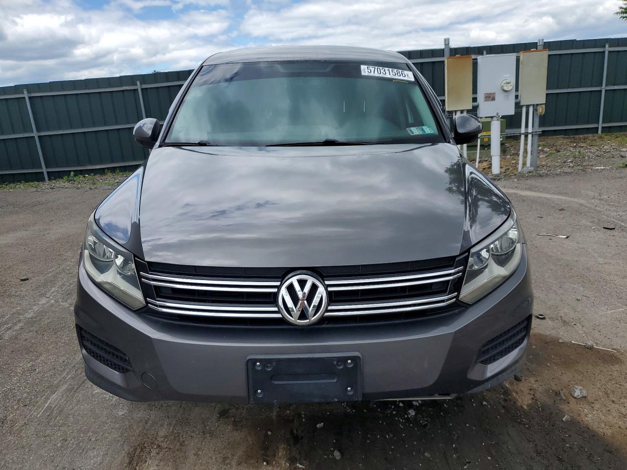 2014 Volkswagen Tiguan S Silver vin: WVGBV3AX3EW549568