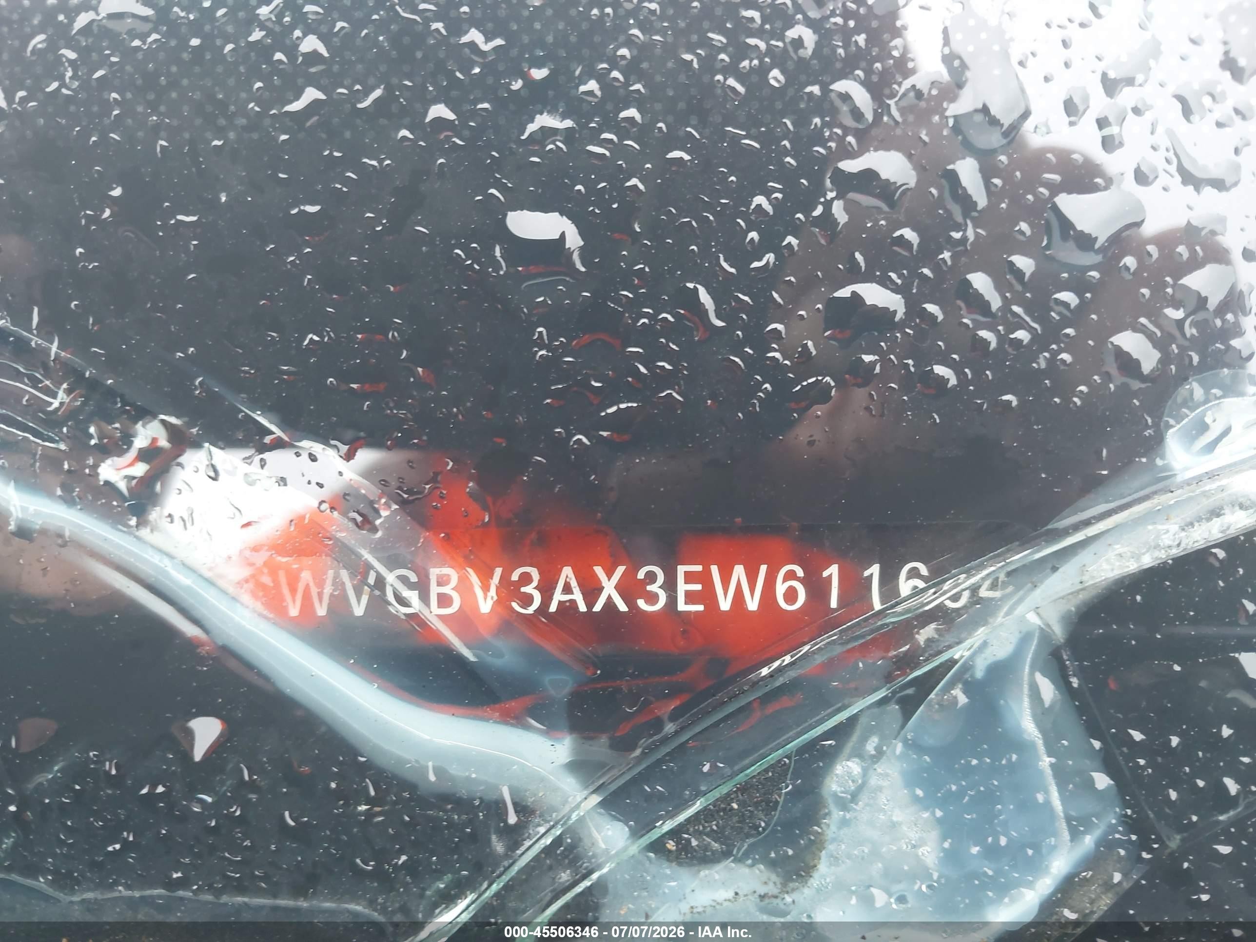 2014 Volkswagen Tiguan Sel Черный vin: WVGBV3AX3EW611664