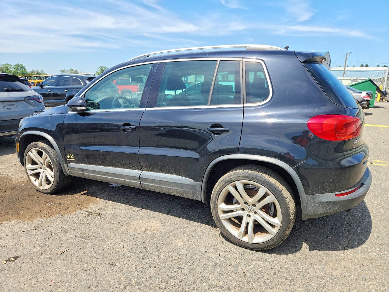 2013 Volkswagen Tiguan S Black vin: WVGBV3AX4DW092851