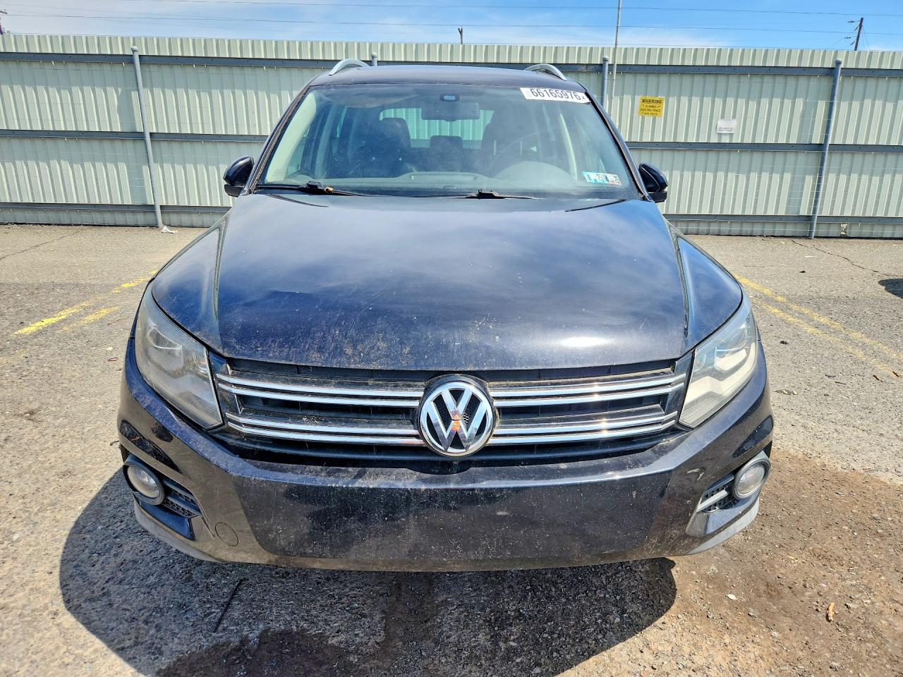 2013 Volkswagen Tiguan S Black vin: WVGBV3AX4DW092851