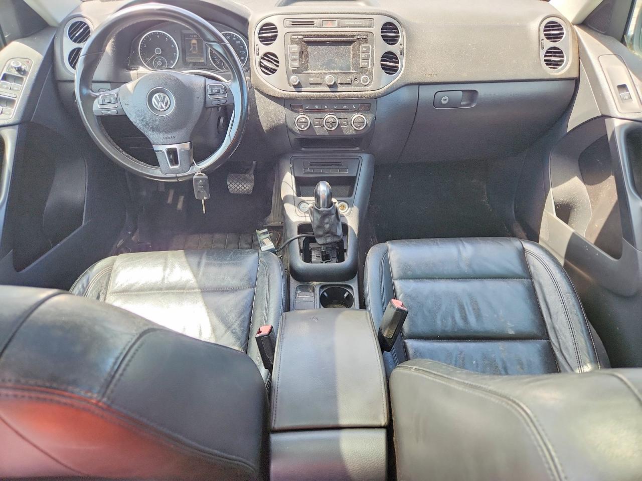 2013 Volkswagen Tiguan S Black vin: WVGBV3AX4DW092851