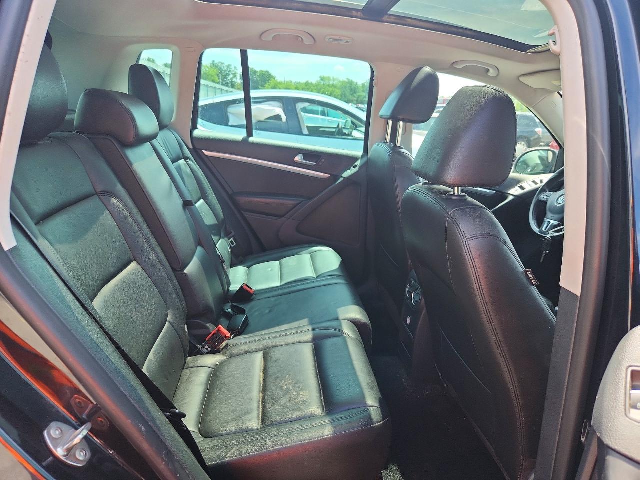2013 Volkswagen Tiguan S Black vin: WVGBV3AX4DW092851