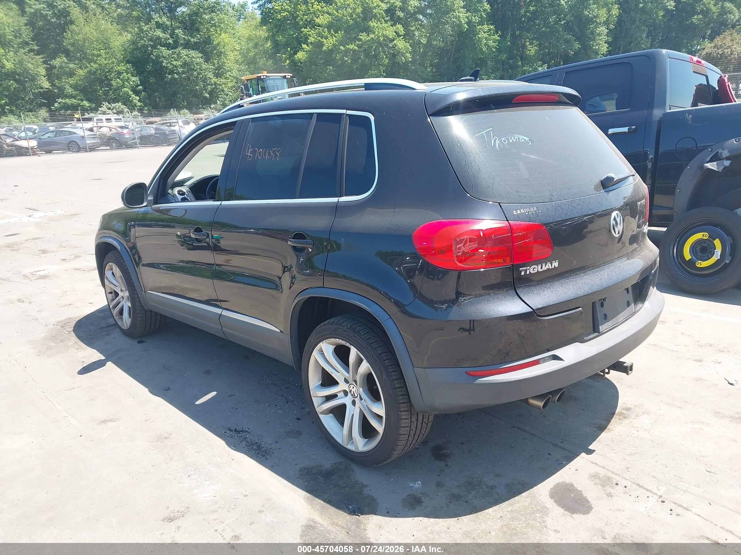 2013 Volkswagen Tiguan Sel Black vin: WVGBV3AX4DW591102