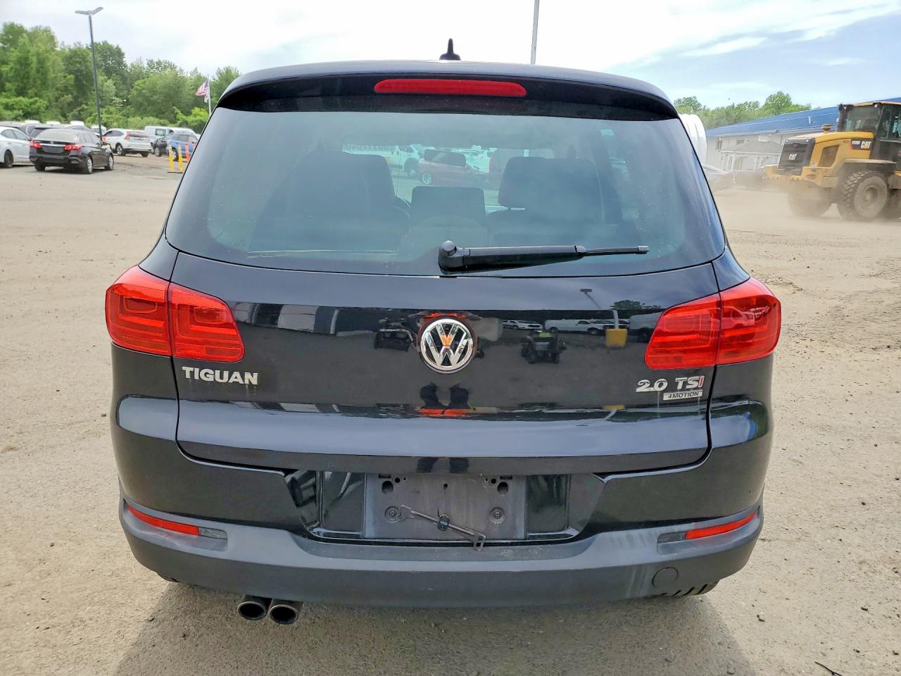 2014 Volkswagen Tiguan S Black vin: WVGBV3AX4EW526753