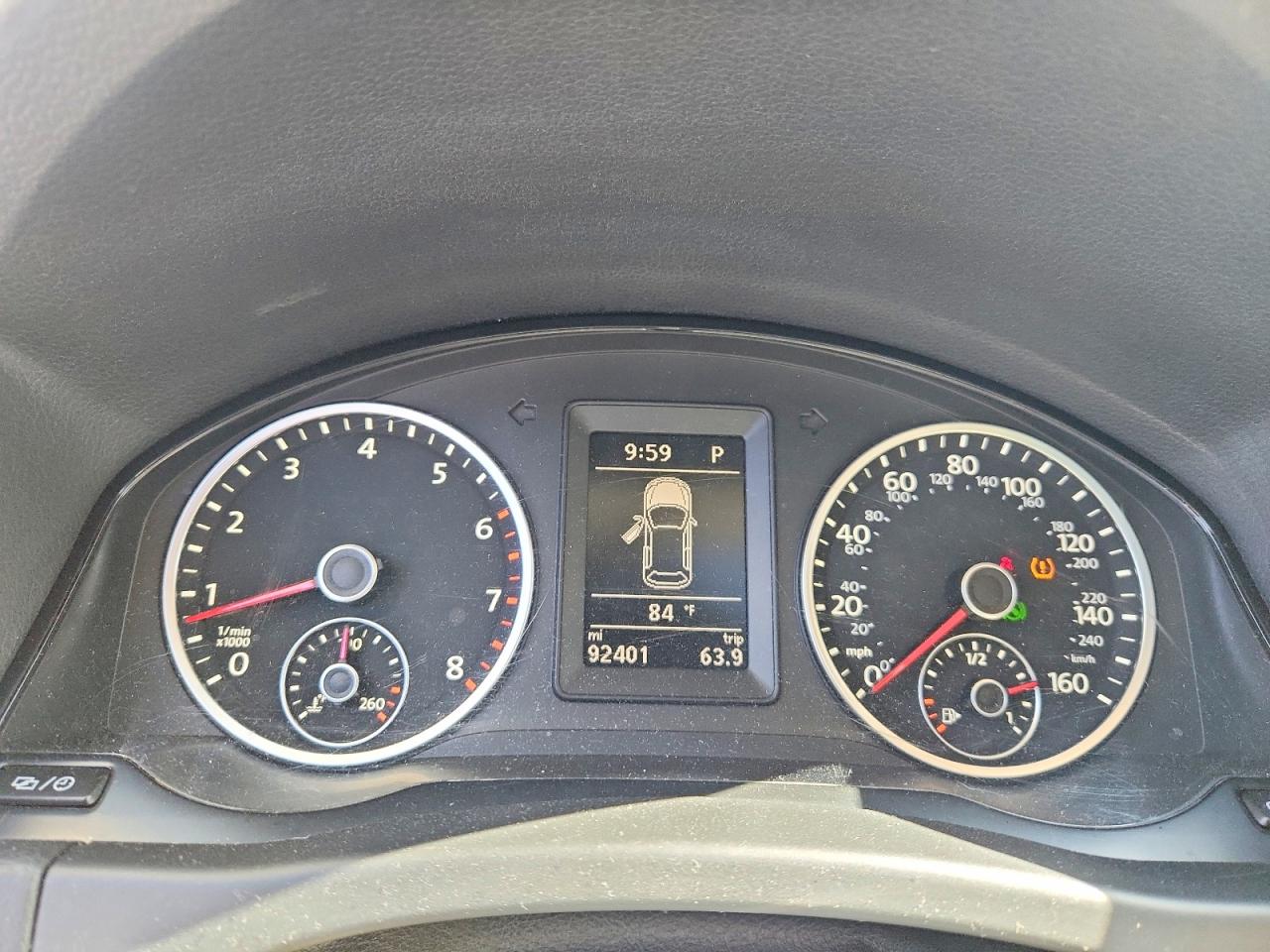 2014 Volkswagen Tiguan S Blue vin: WVGBV3AX4EW565391
