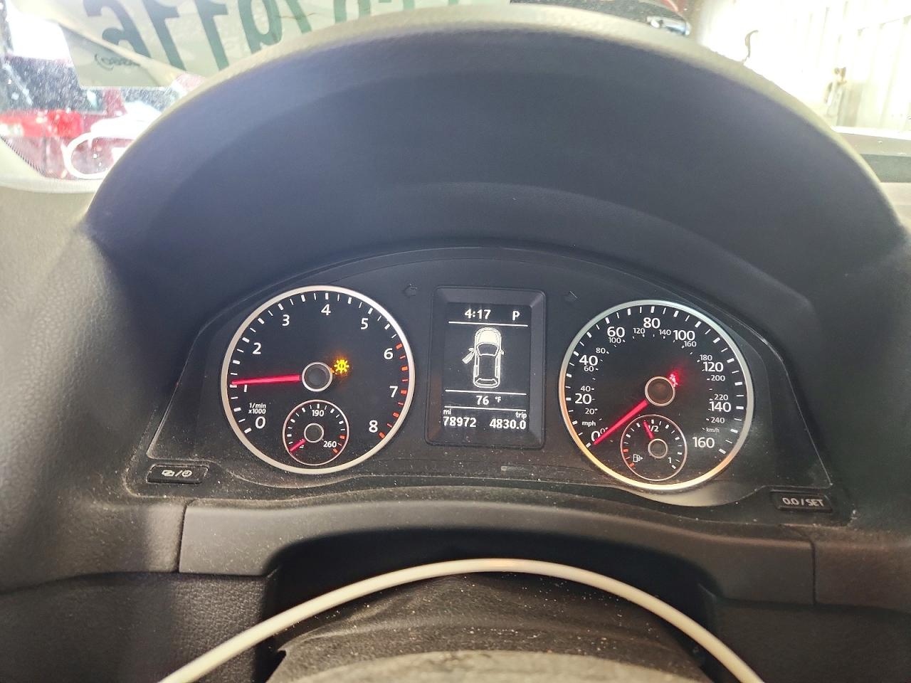 2014 Volkswagen Tiguan S Gray vin: WVGBV3AX4EW591814