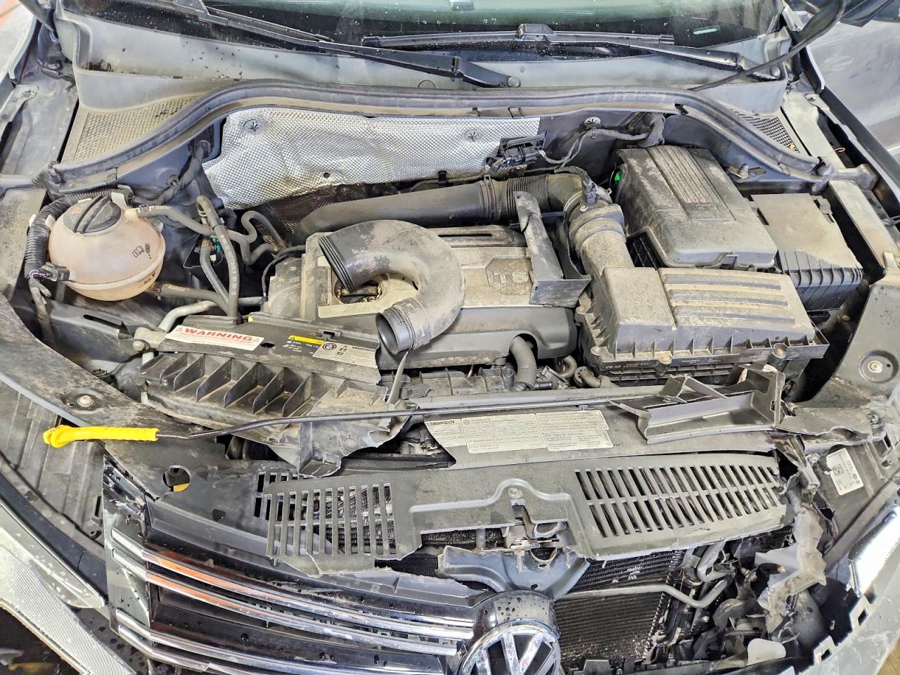 2014 Volkswagen Tiguan S Gray vin: WVGBV3AX4EW591814