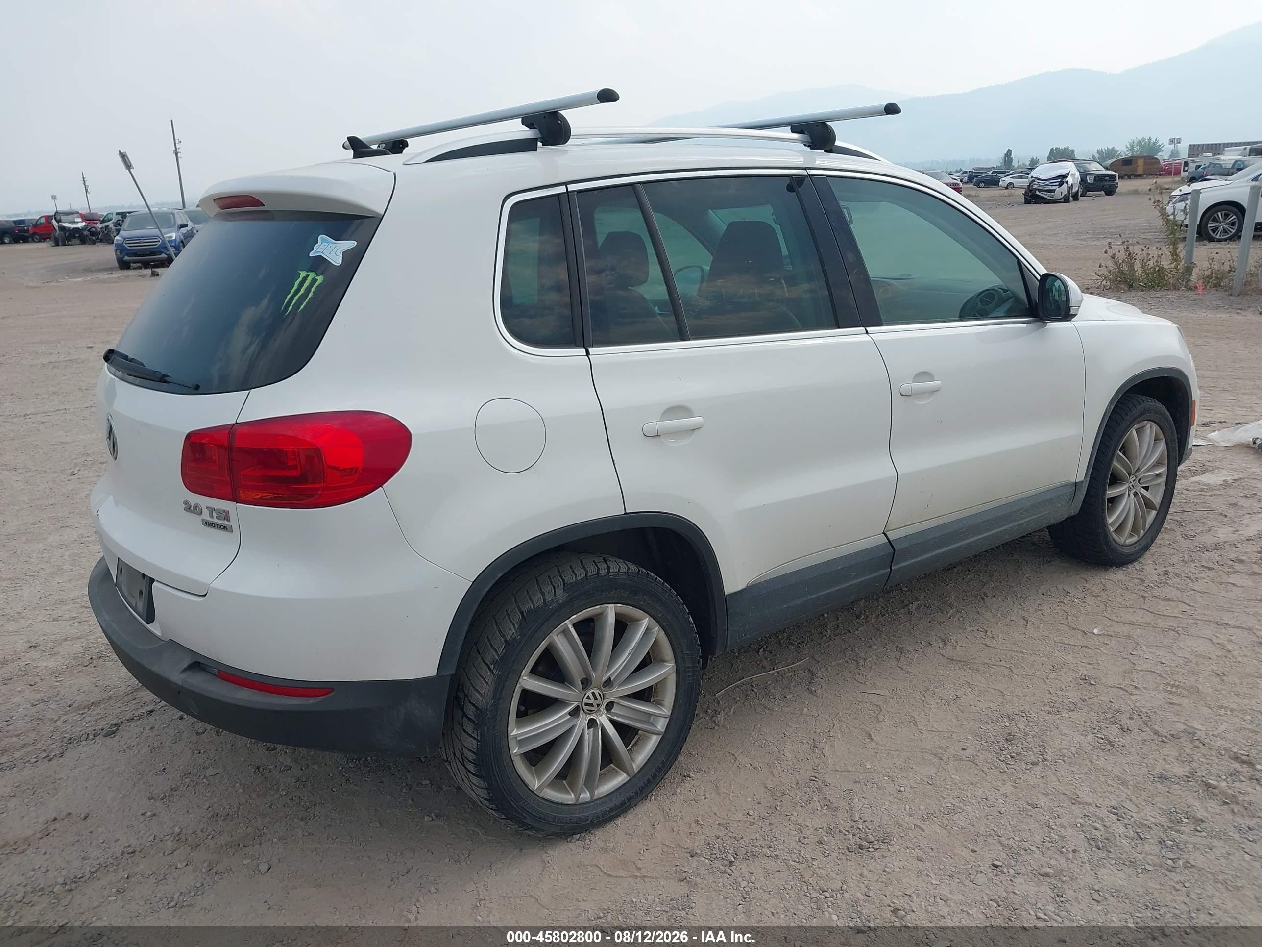 2013 Volkswagen Tiguan Se White vin: WVGBV3AX5DW082765