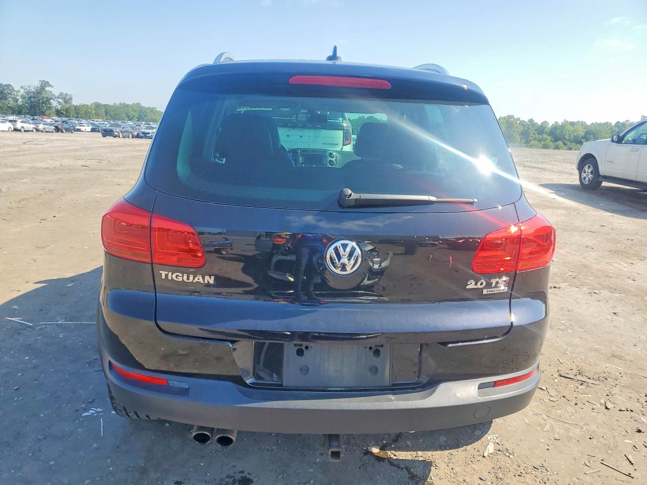 2013 Volkswagen Tiguan S Black vin: WVGBV3AX5DW577256